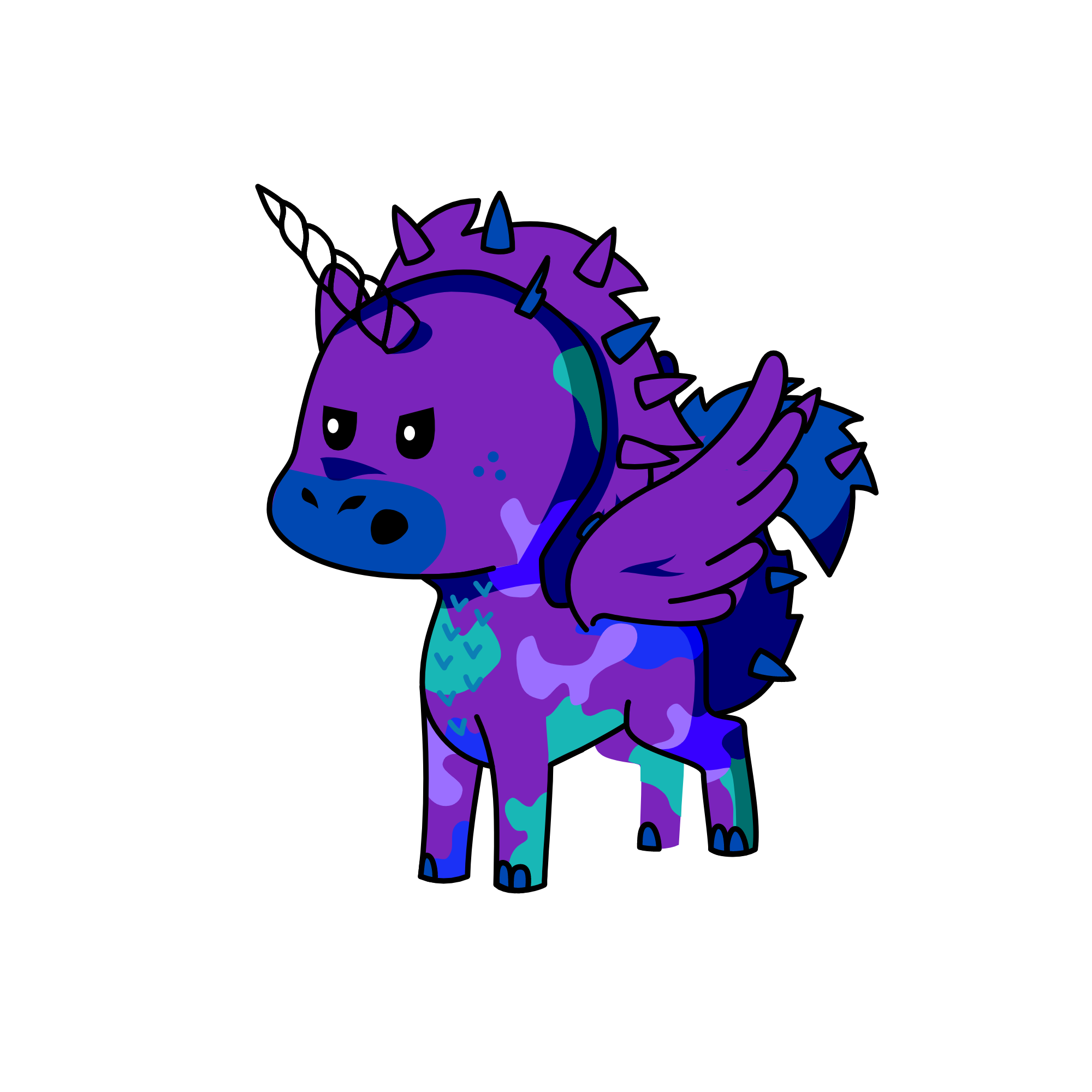 lisa lazy, the unicorn