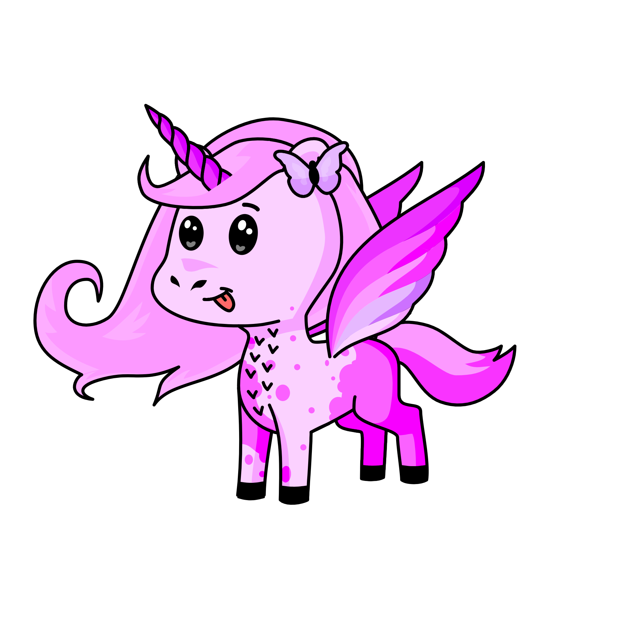 Candy, the unicorn