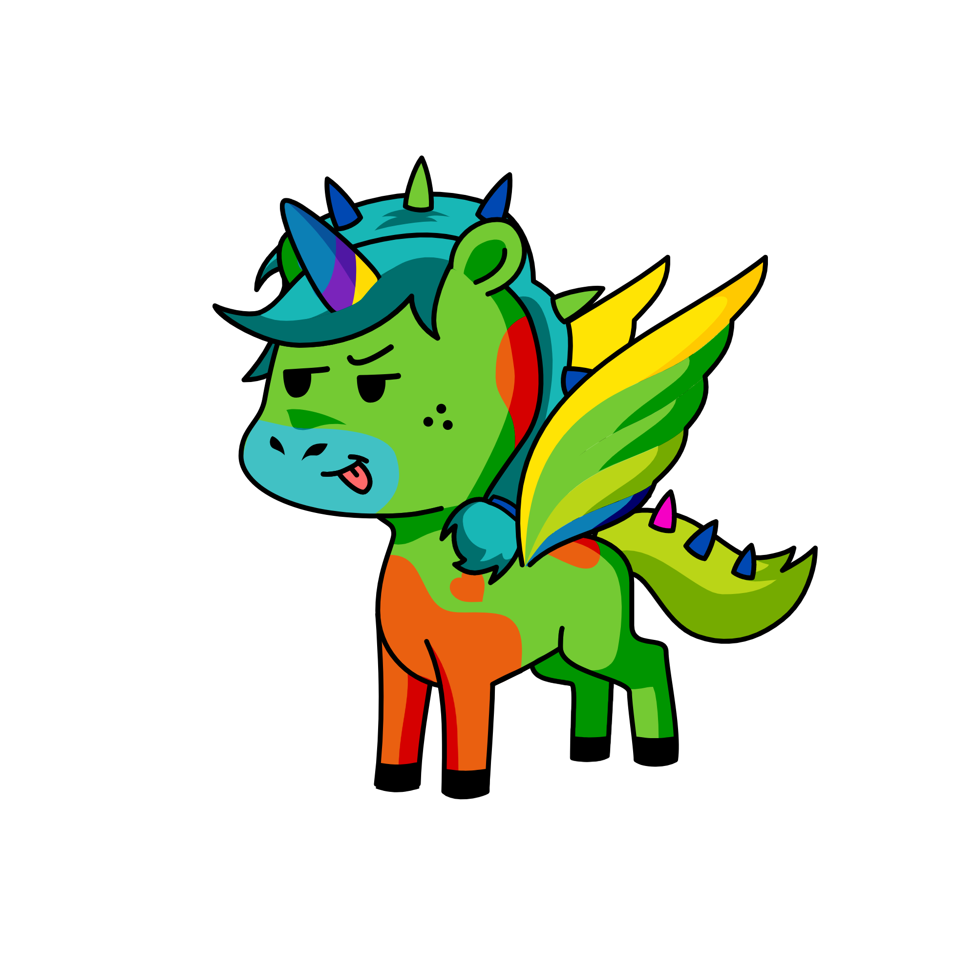 I DO NOT CARE GOBLIN QUEEN!, the unicorn