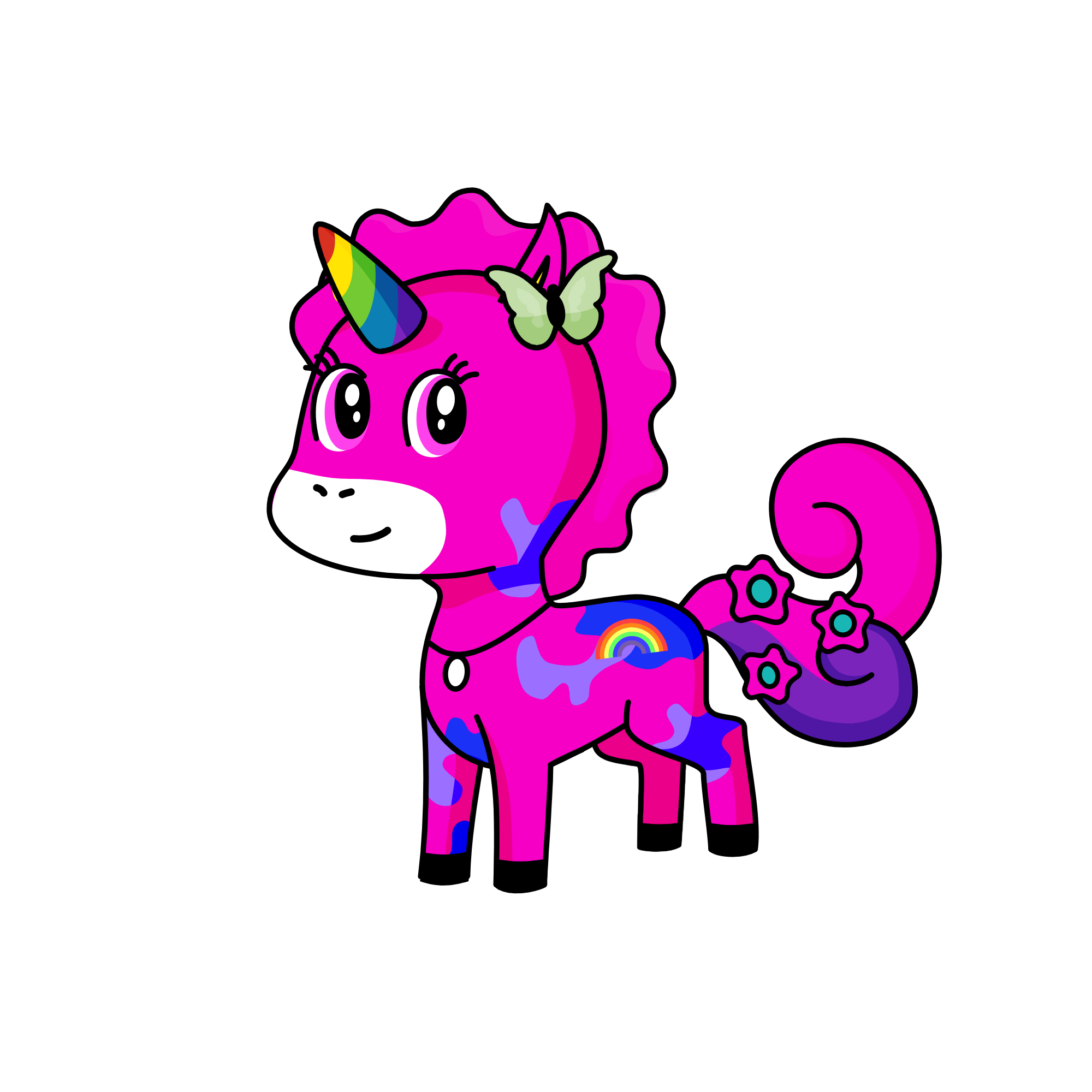 Rainbow Sparkle, the unicorn