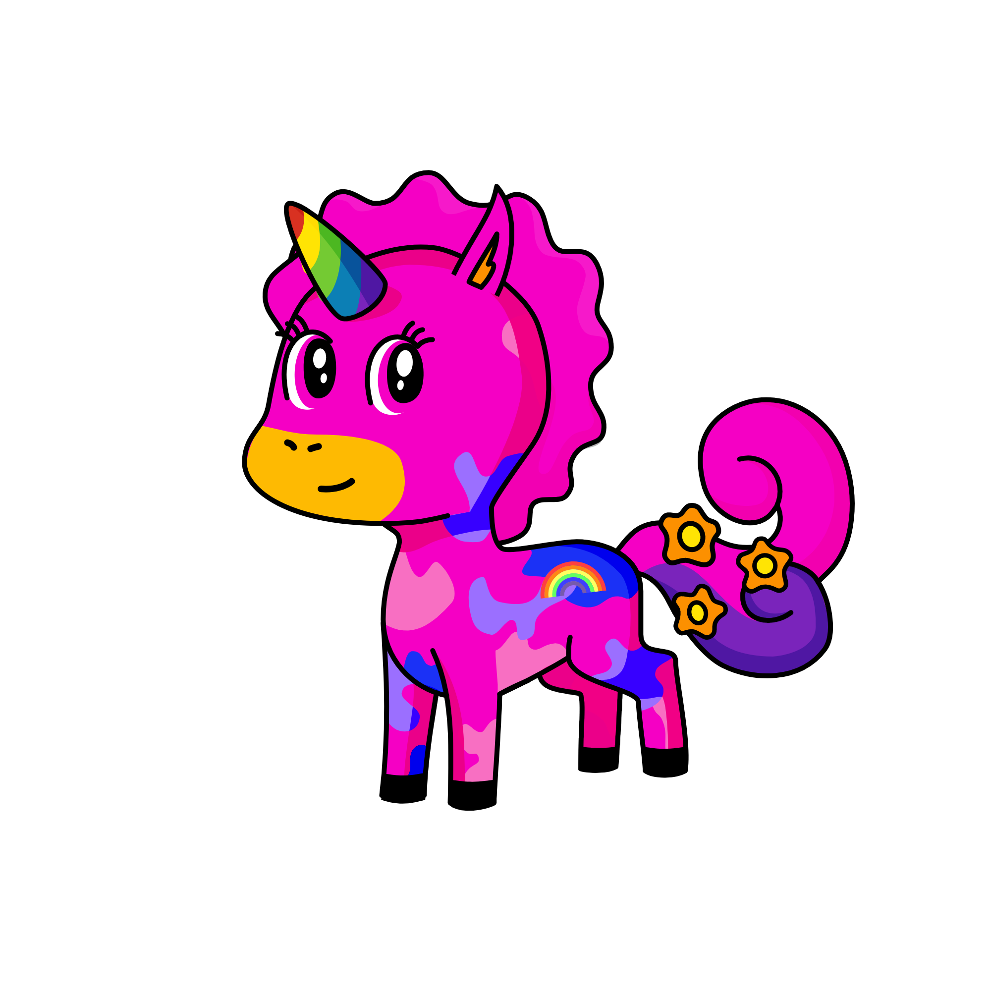 Rainbow Sparkles, the unicorn