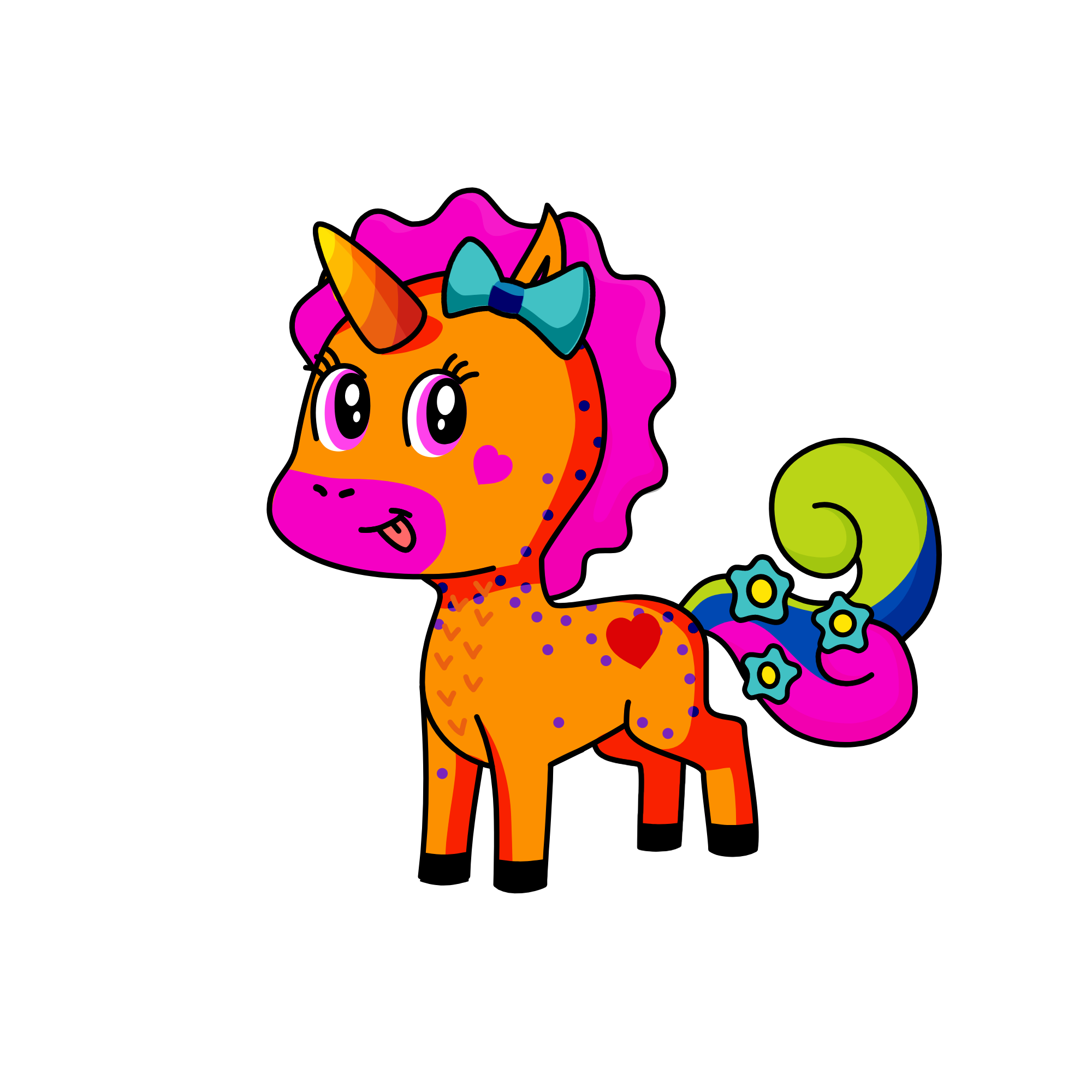 SANDY, the unicorn