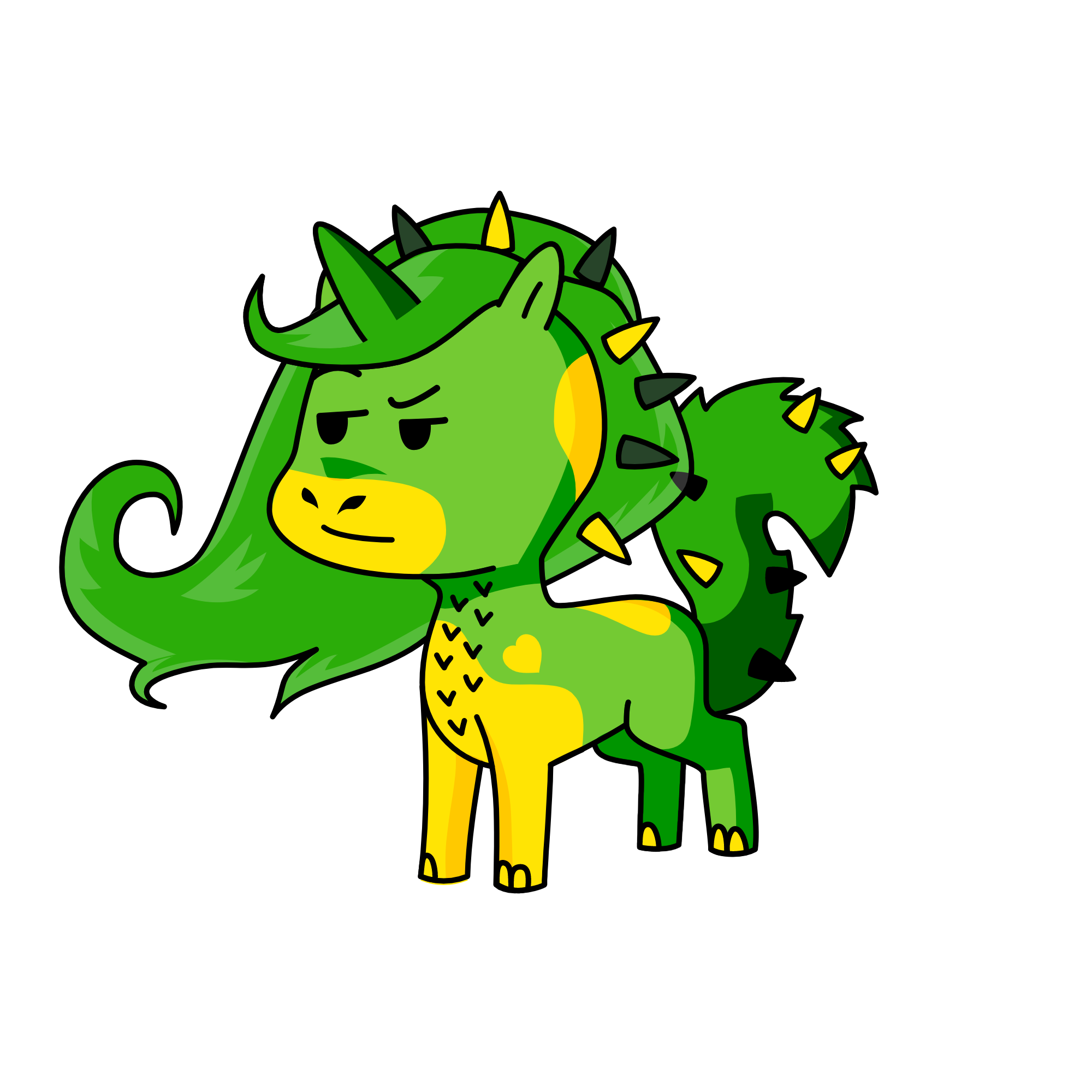 Dino, the unicorn