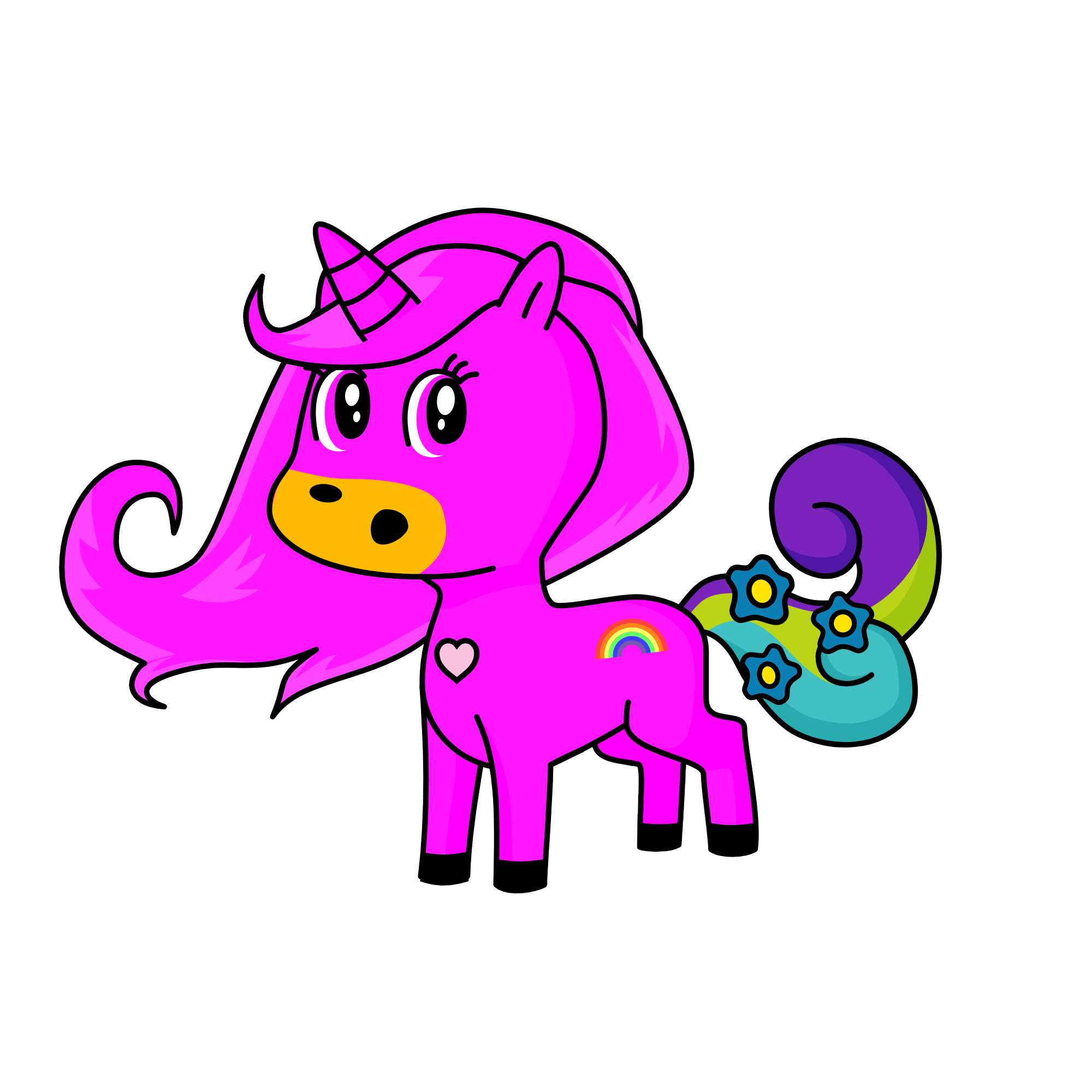 ZARAEVIECURTISMITCHELLHAZELNANEVIE, the unicorn