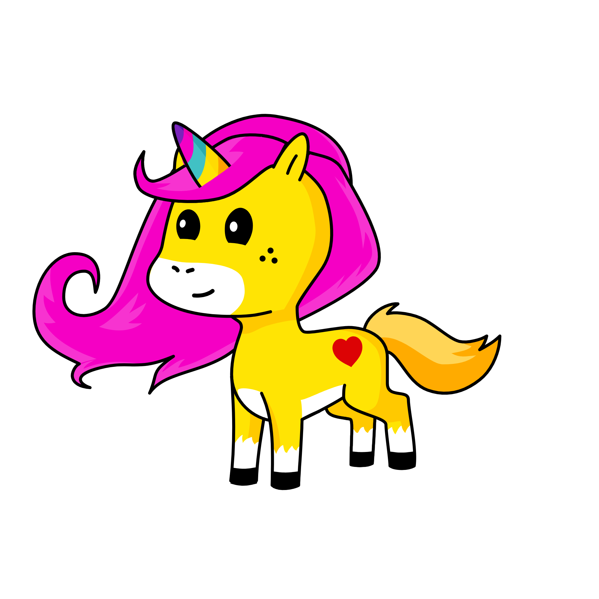 Queen of love, the unicorn