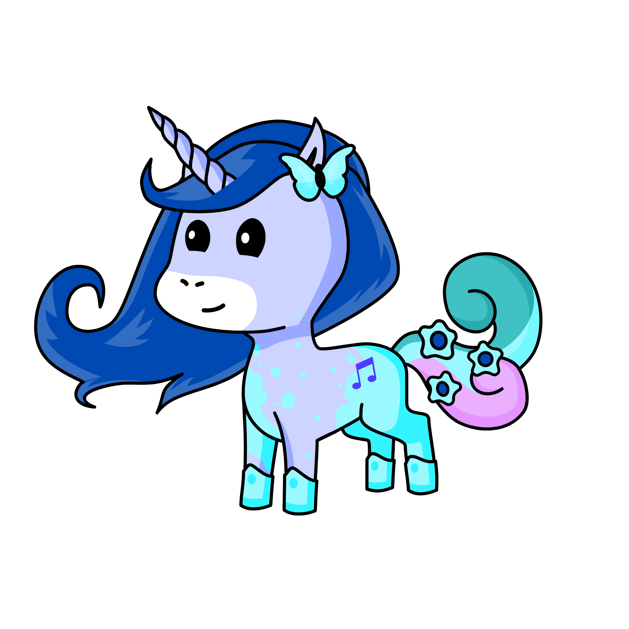 cat, the unicorn
