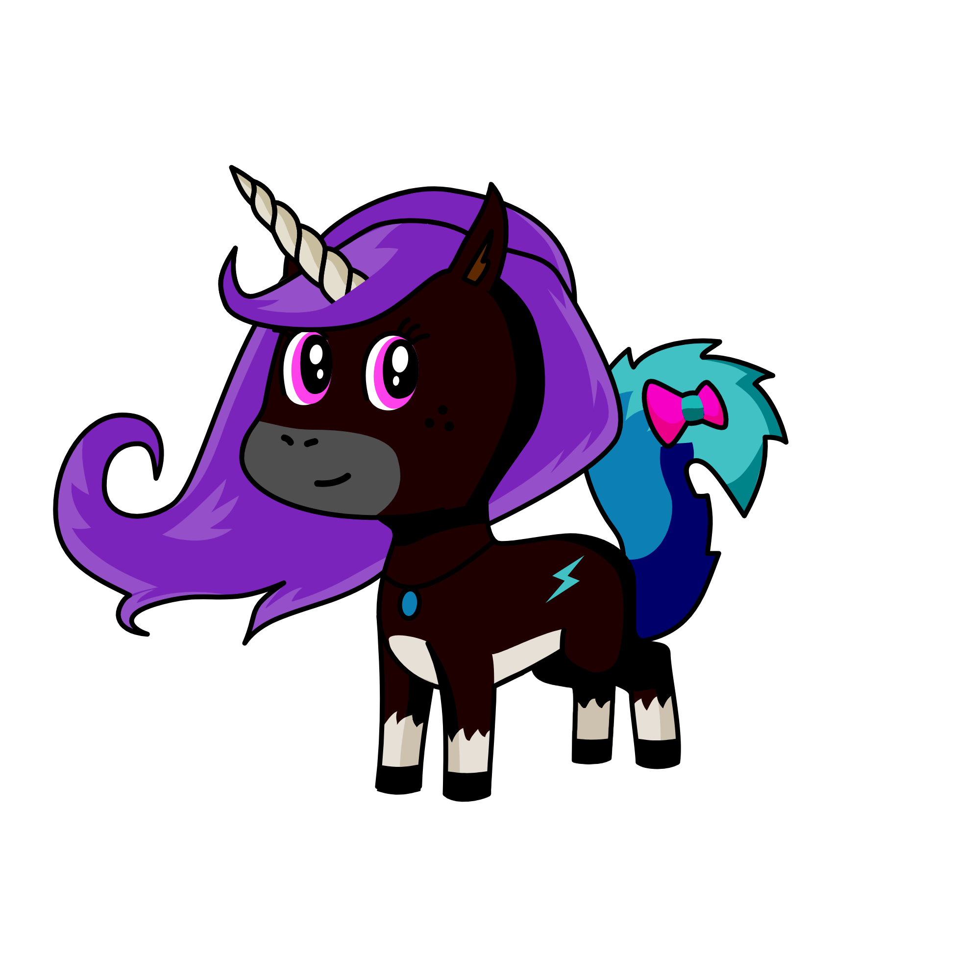jade, the unicorn