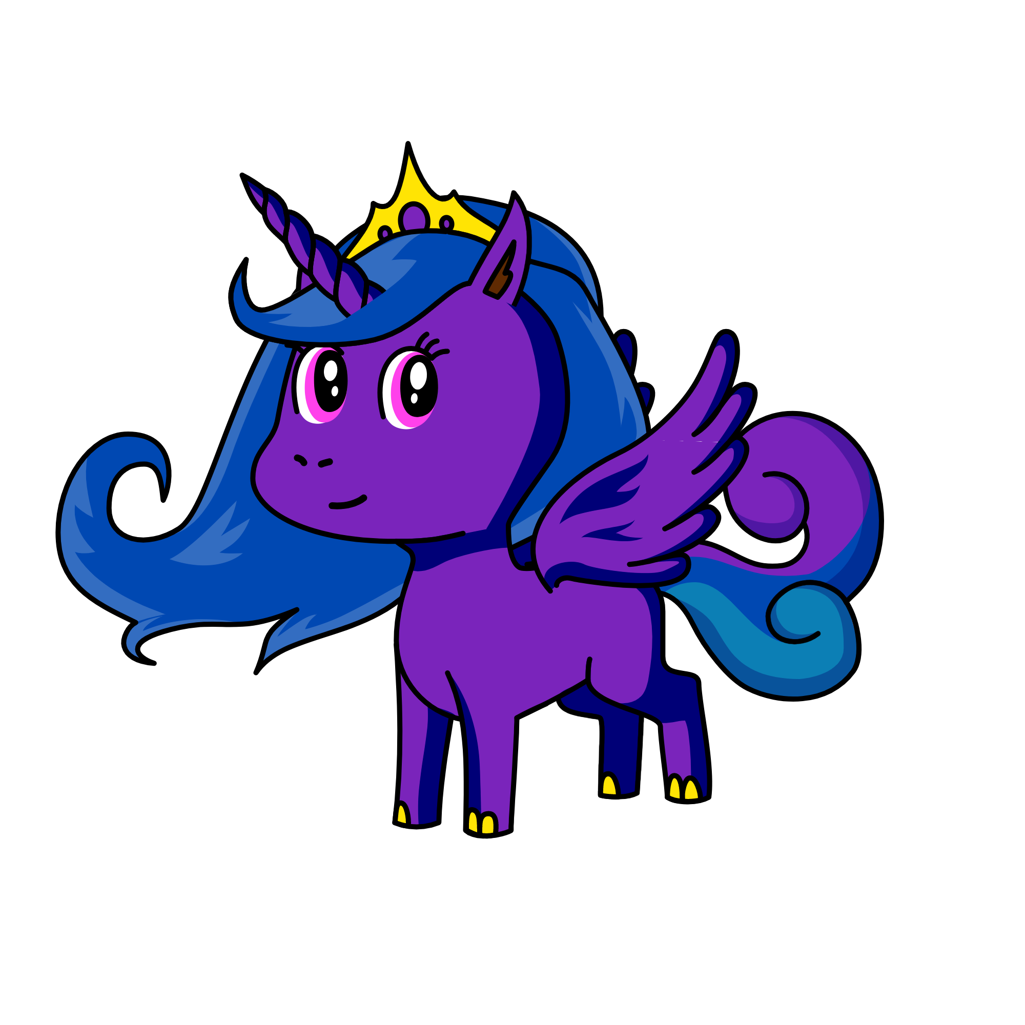 Luna , the unicorn