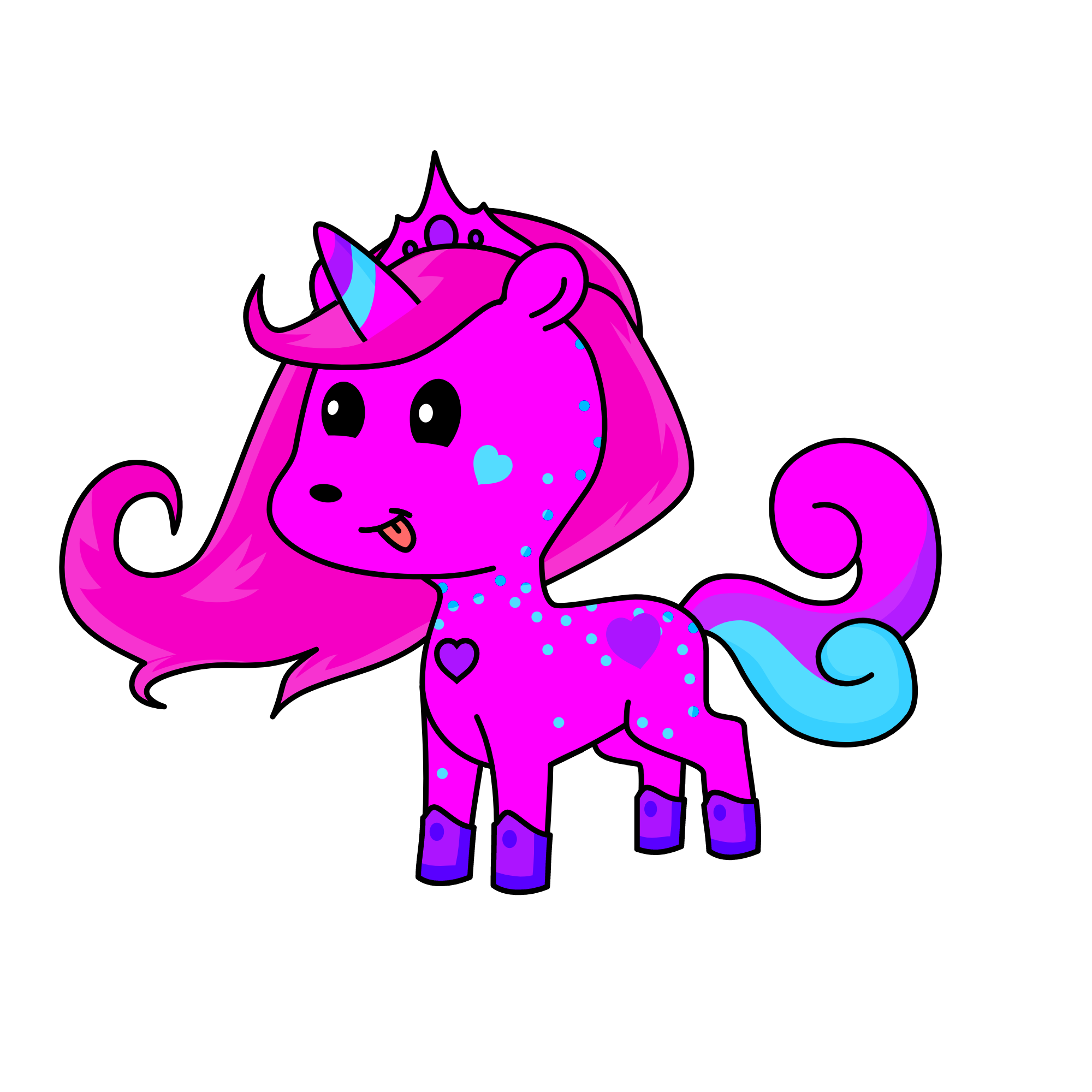 Hearteyesamu, the unicorn