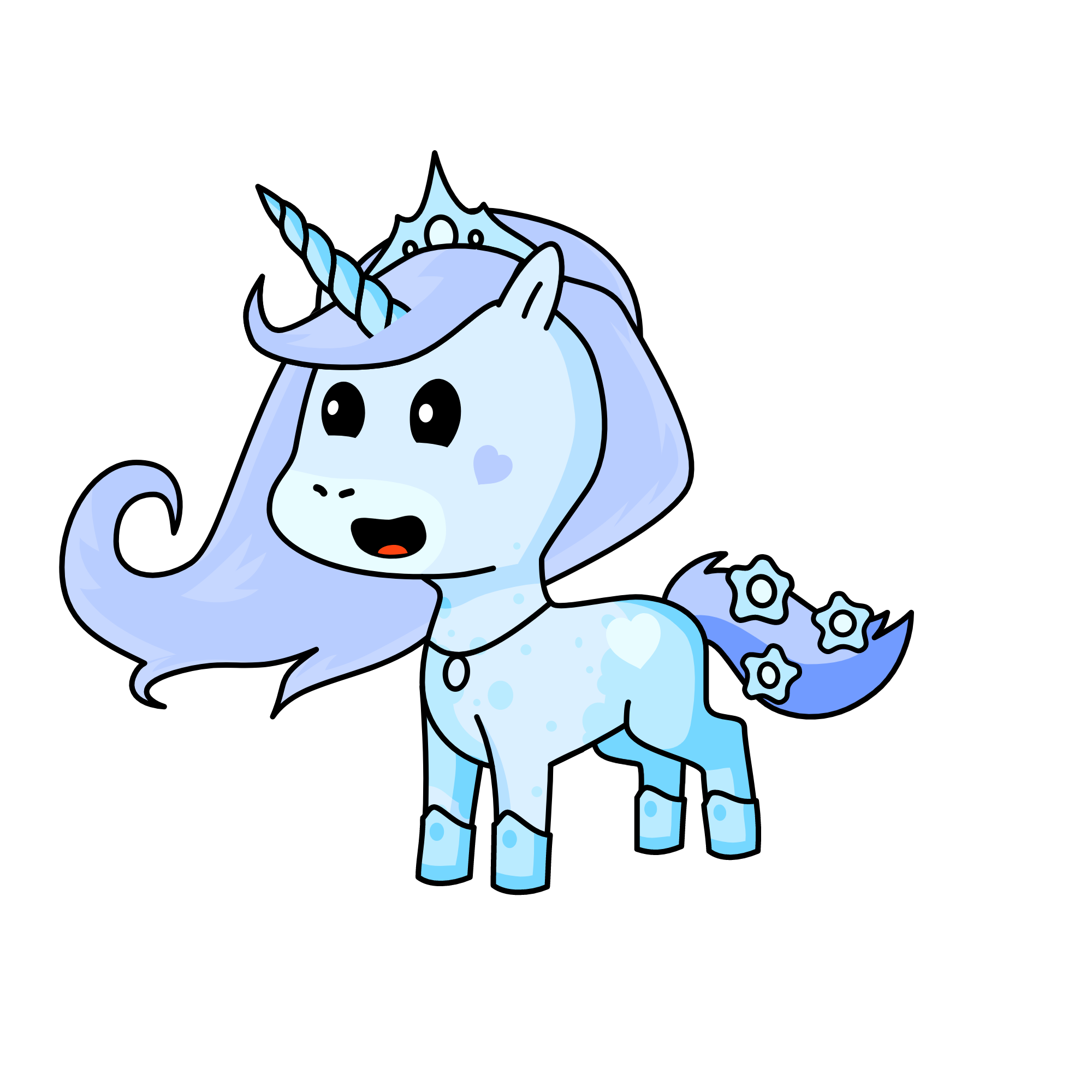 Ice, the unicorn