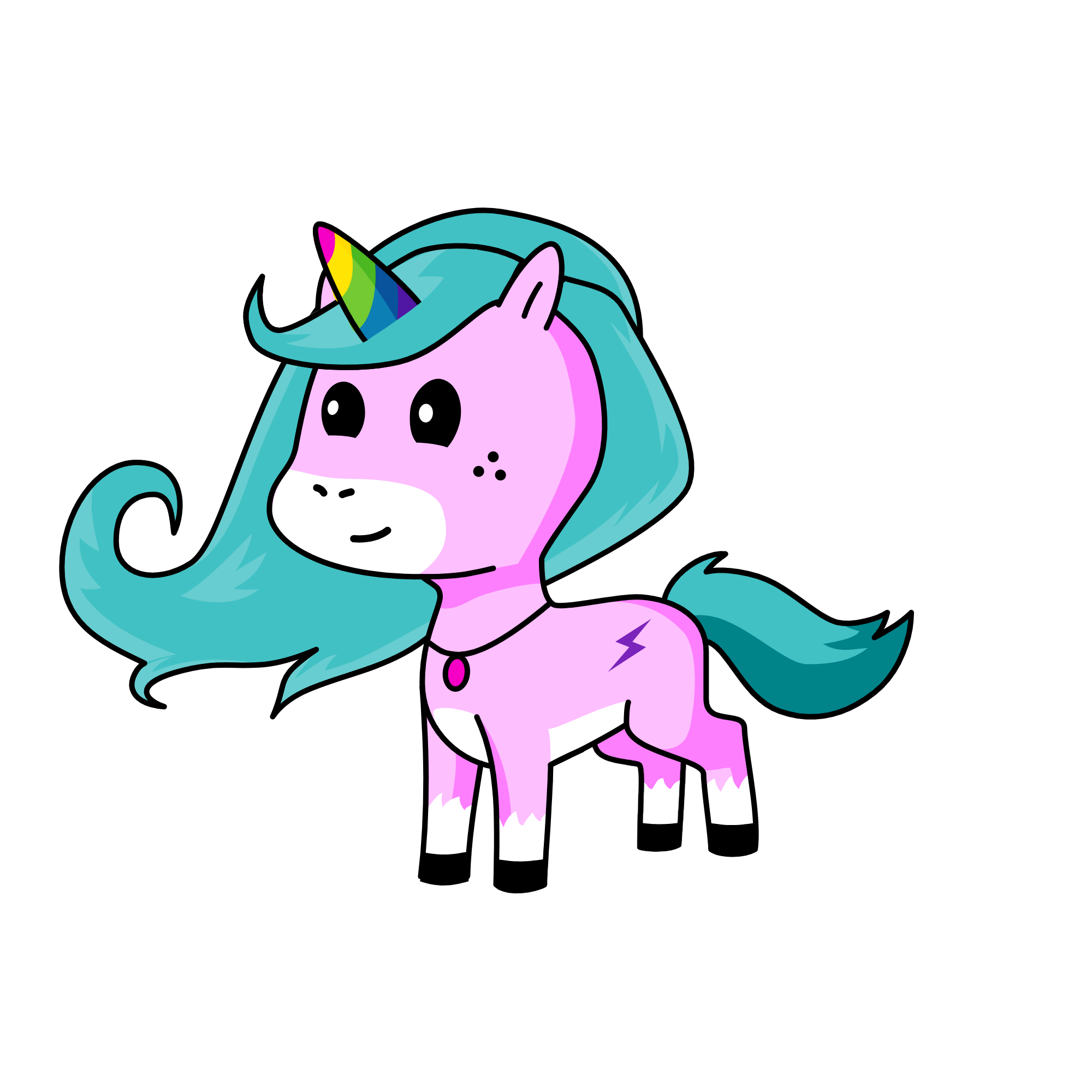 Winter Love, the unicorn
