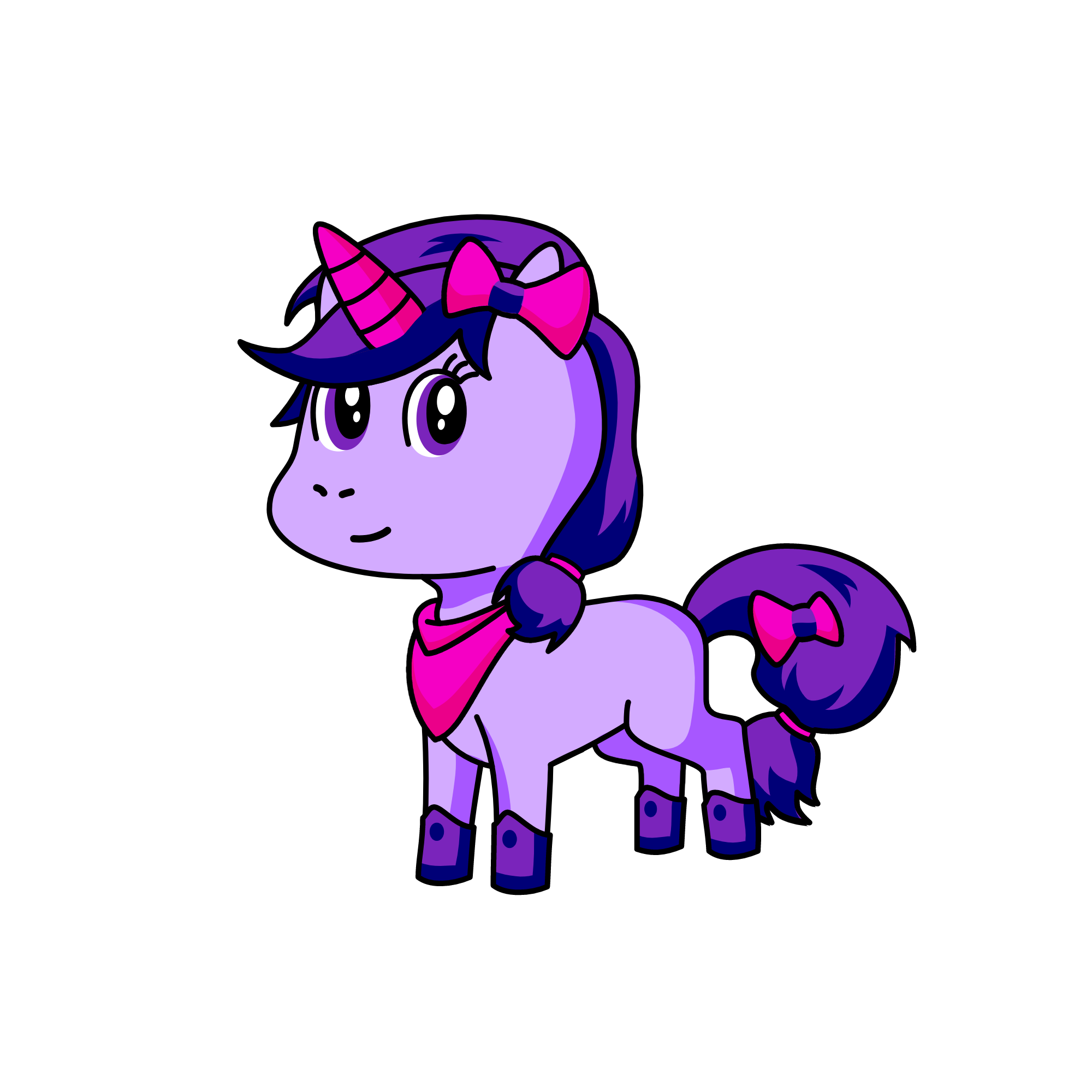 pippy girl, the unicorn