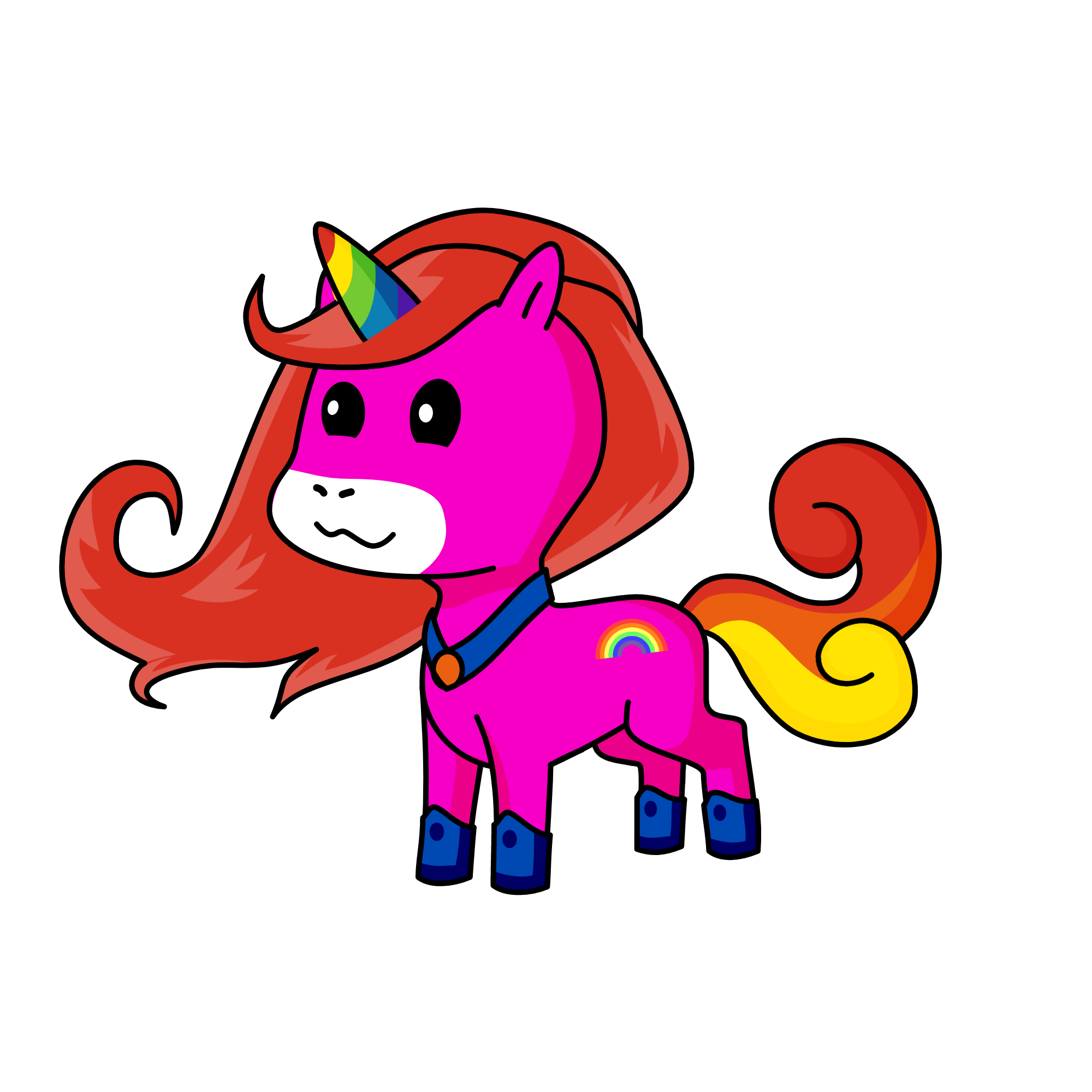 Brinkly, the unicorn