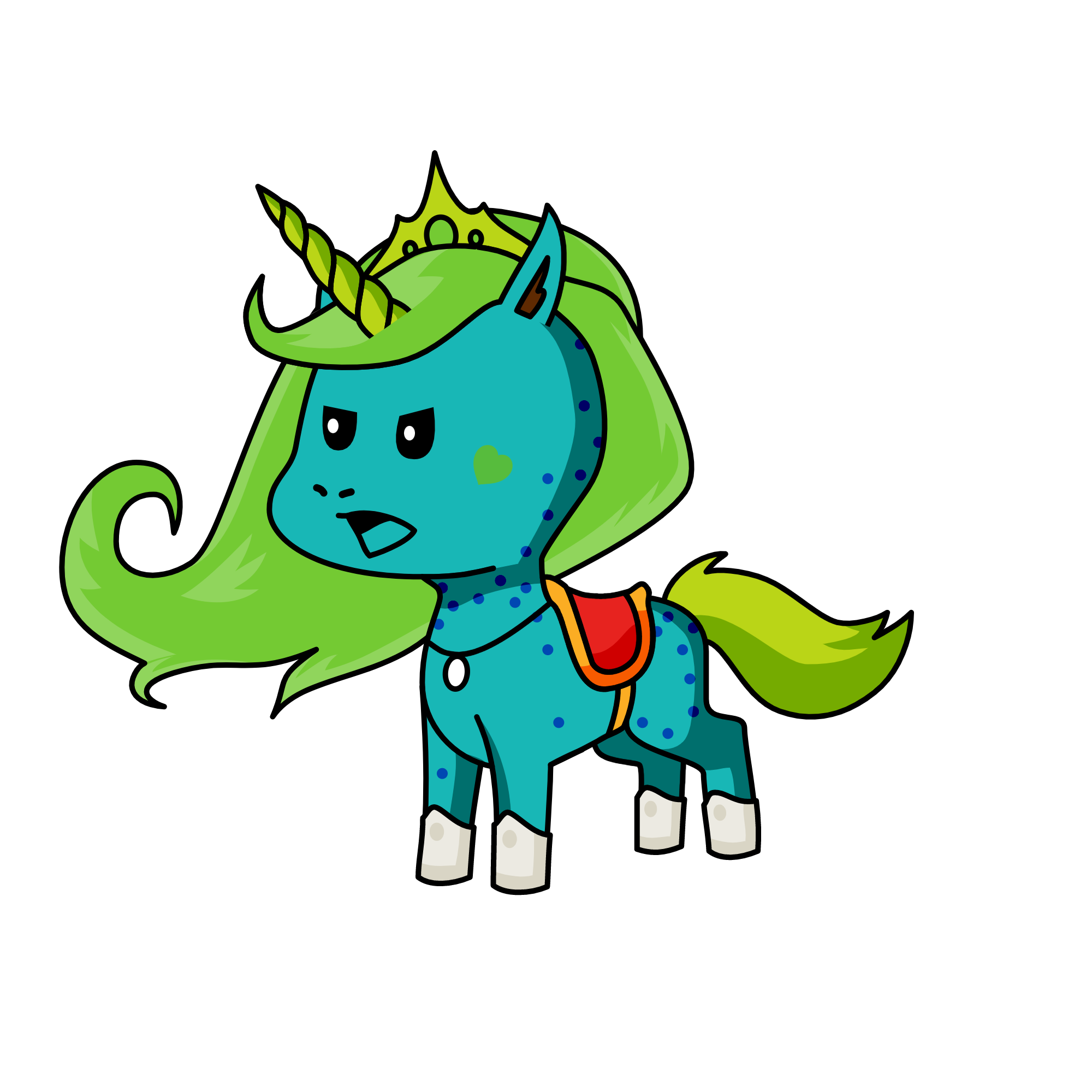 Invierno, the unicorn