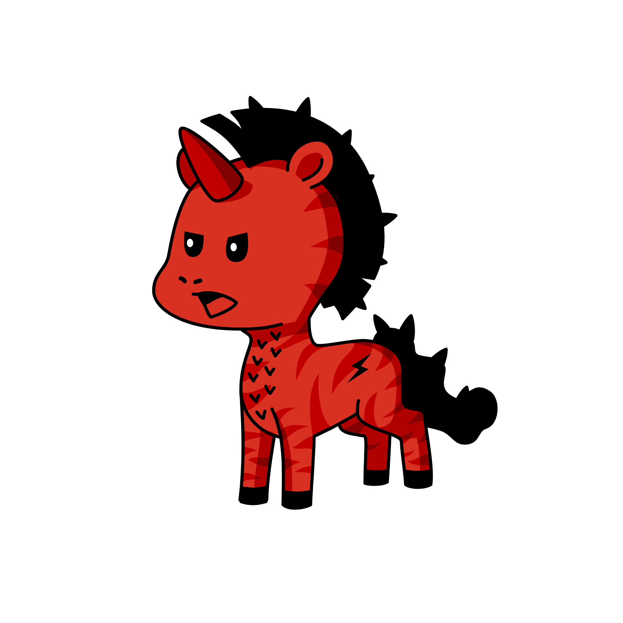 Tawny Devil, the unicorn