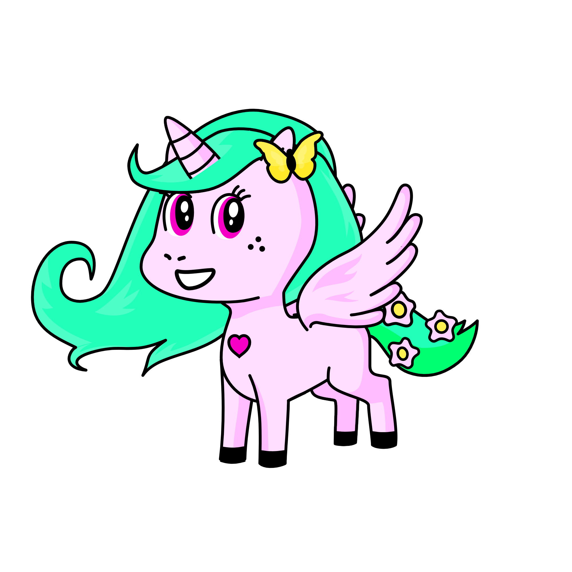 Dayla, the unicorn