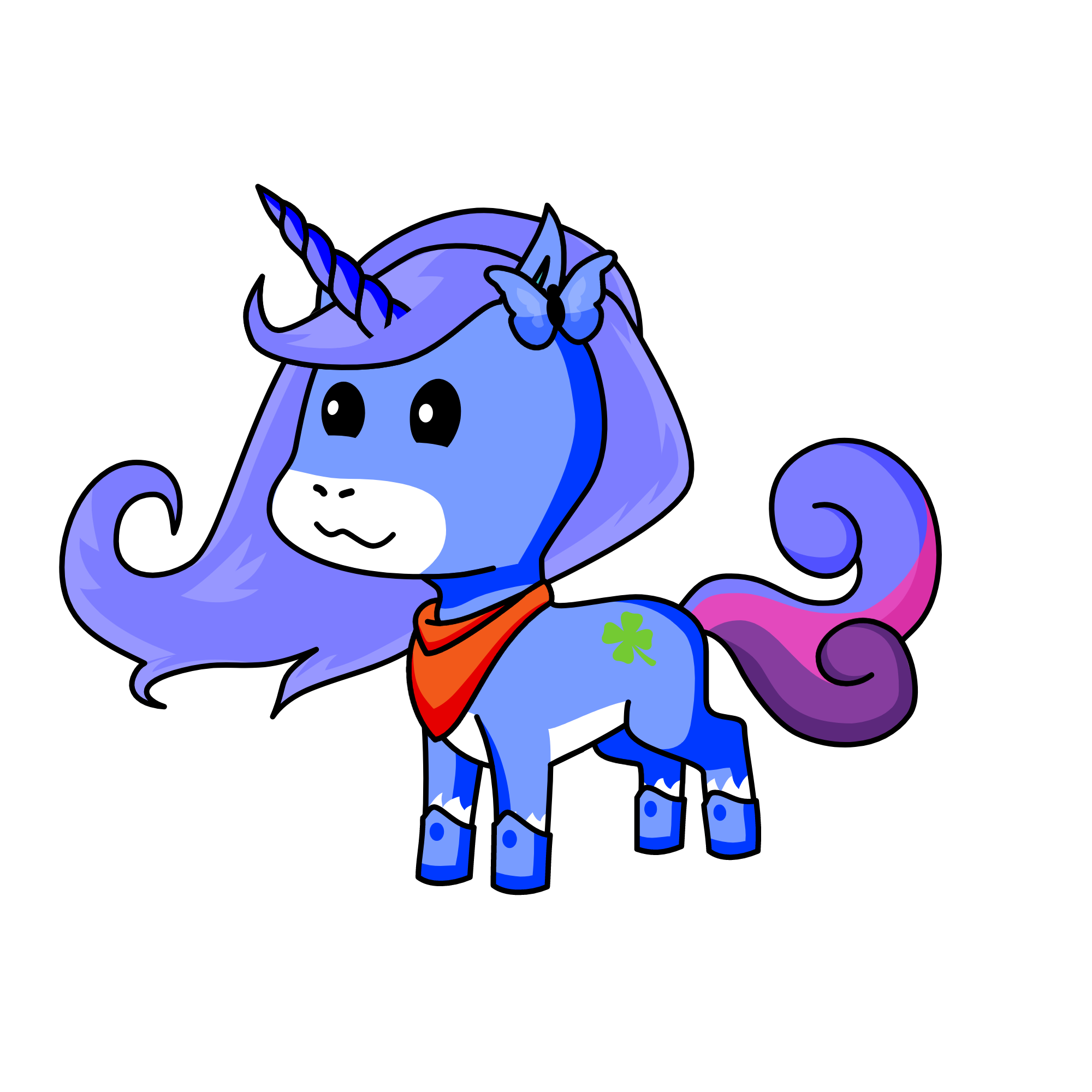 Winter, the unicorn