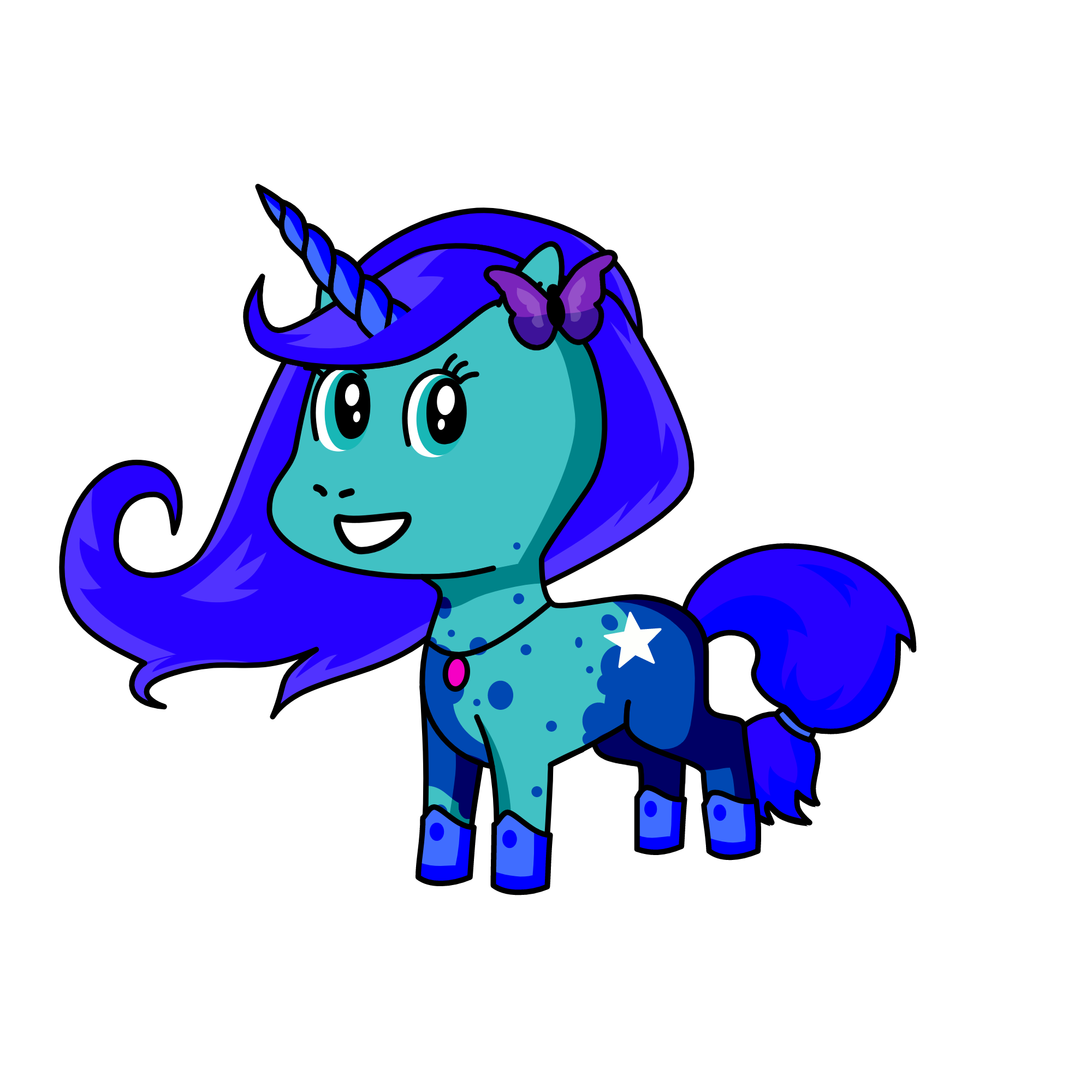 Snowy, the unicorn