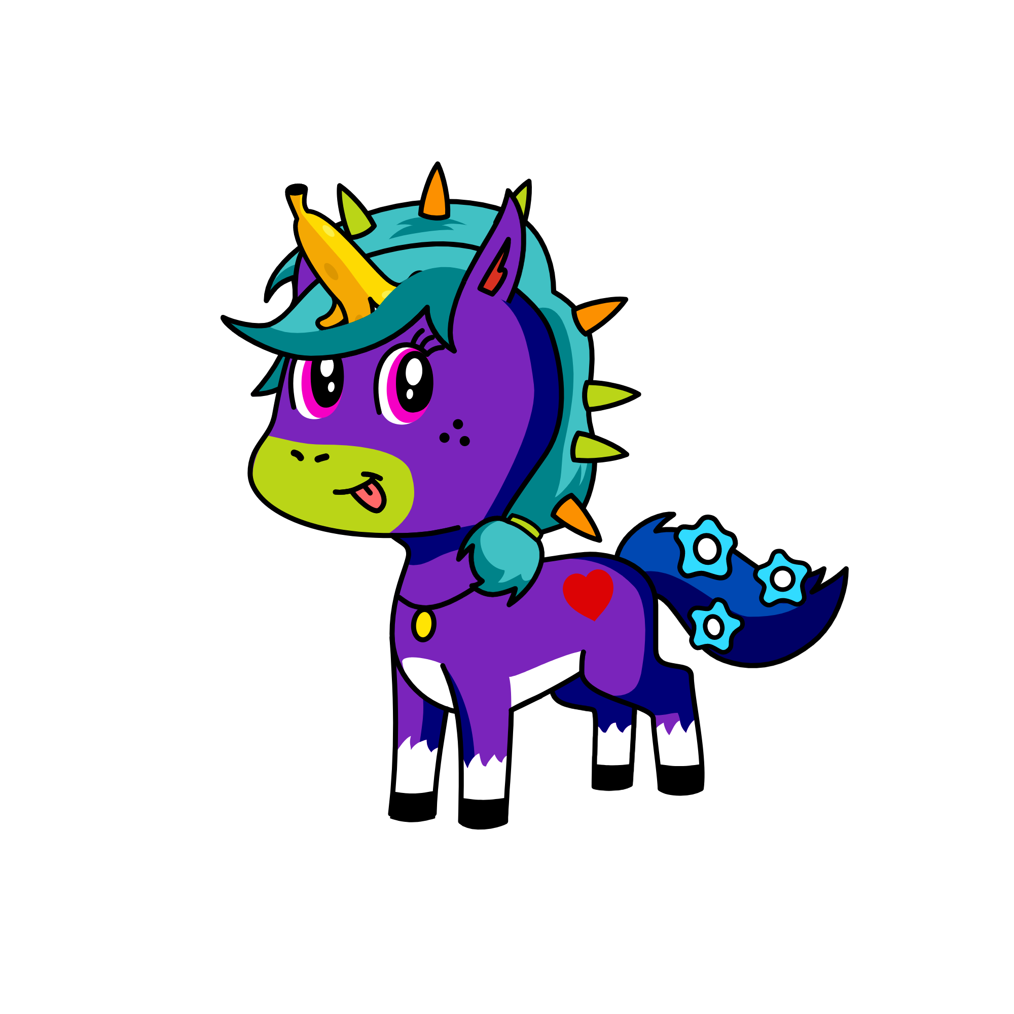 feqawfcq, the unicorn