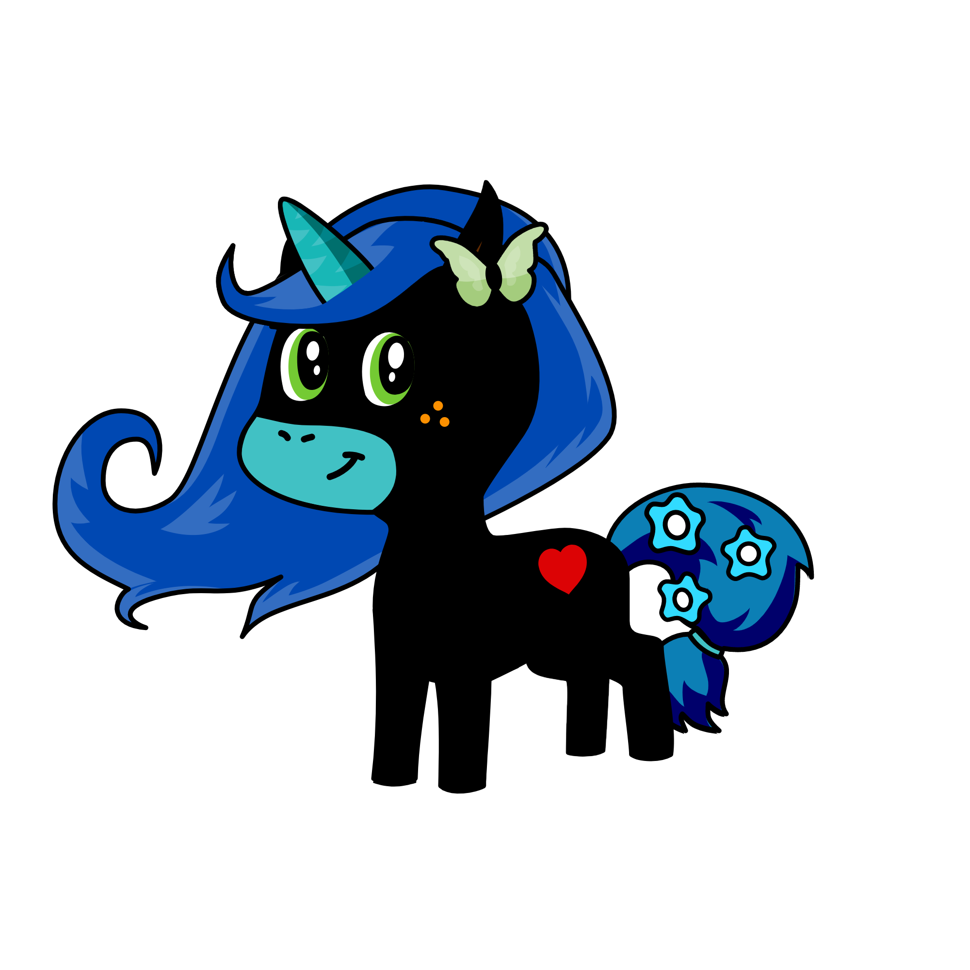 Ninja linia, the unicorn