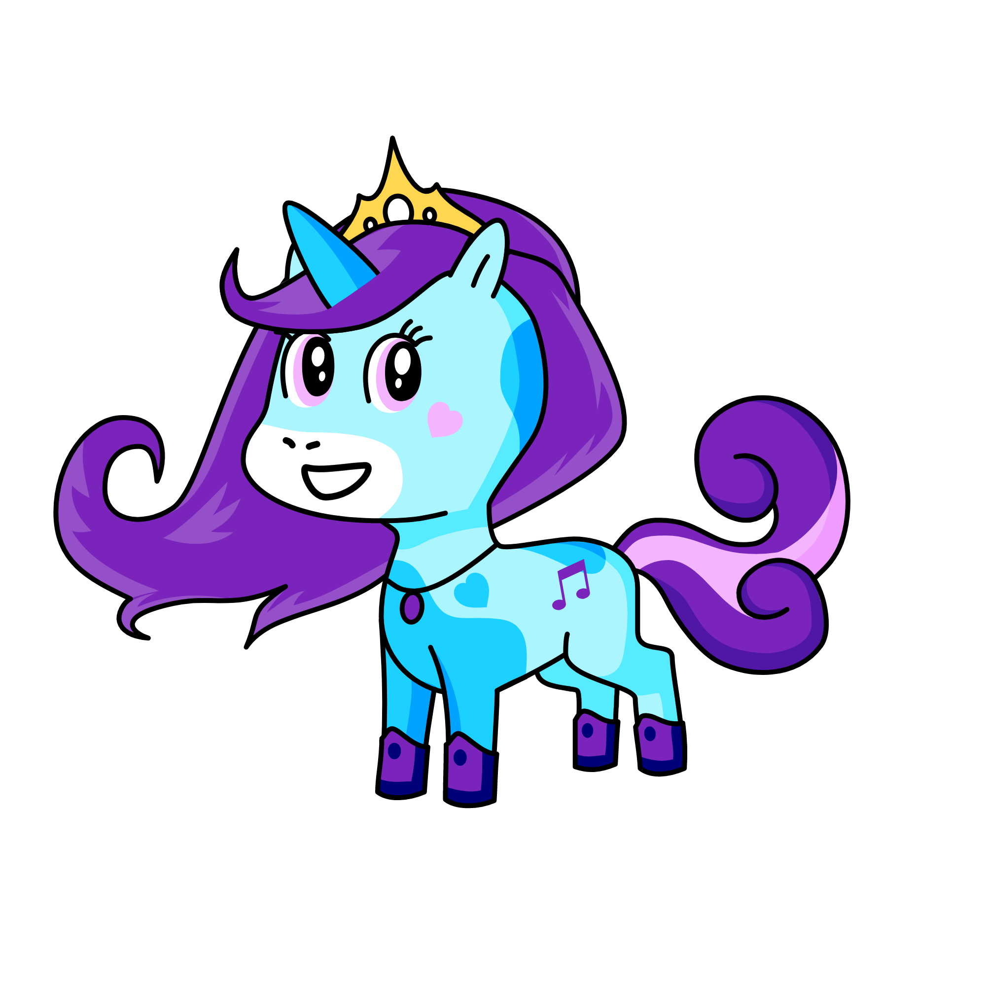 snow girl🤗, the unicorn