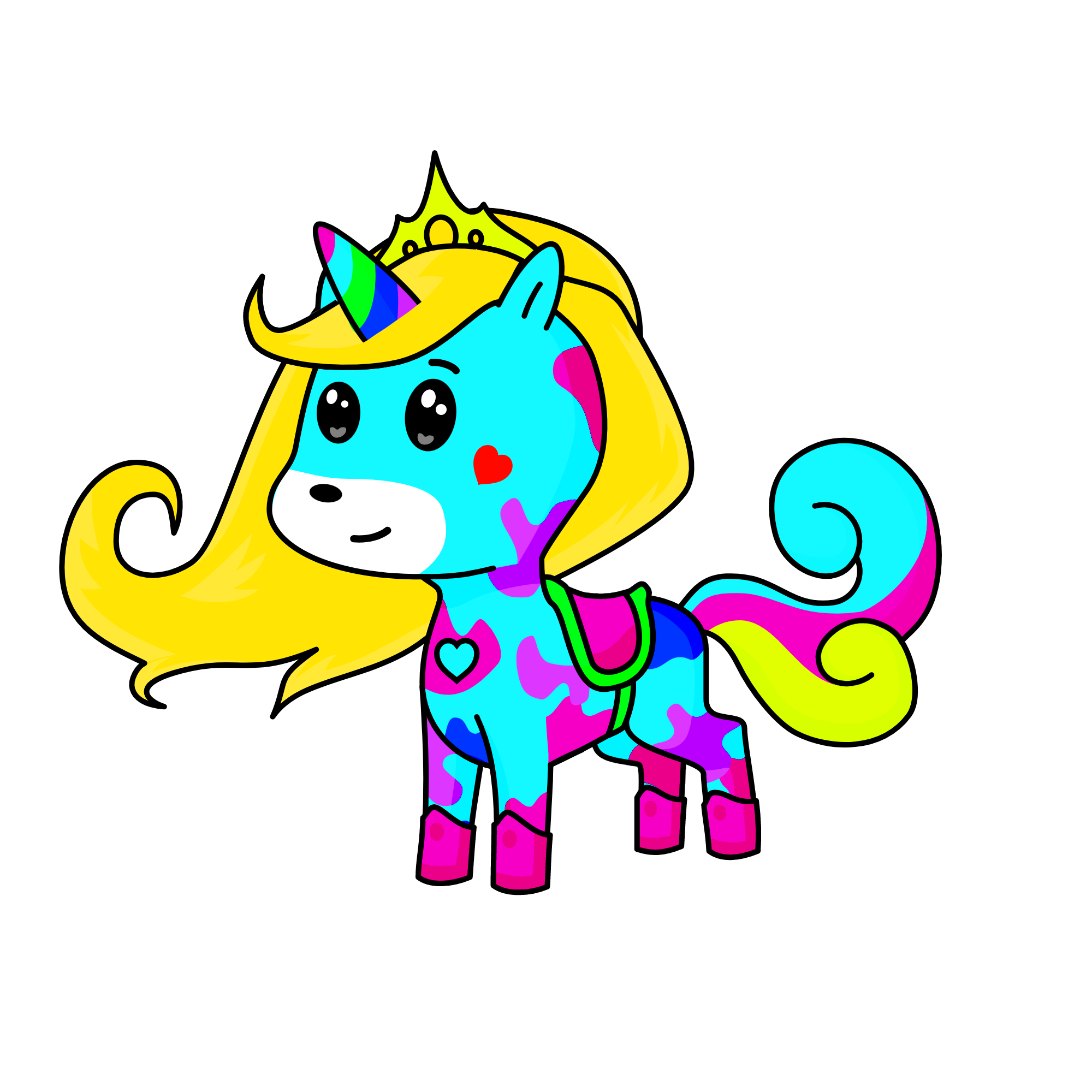 Webby, the unicorn