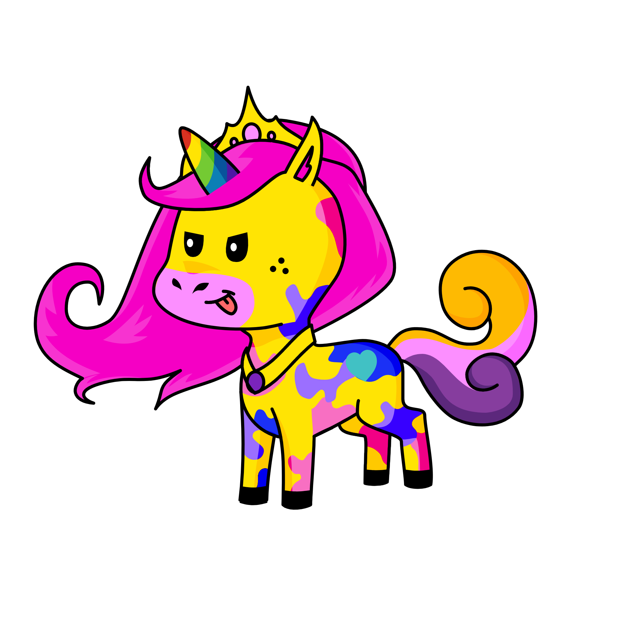 princess rainbow, the unicorn