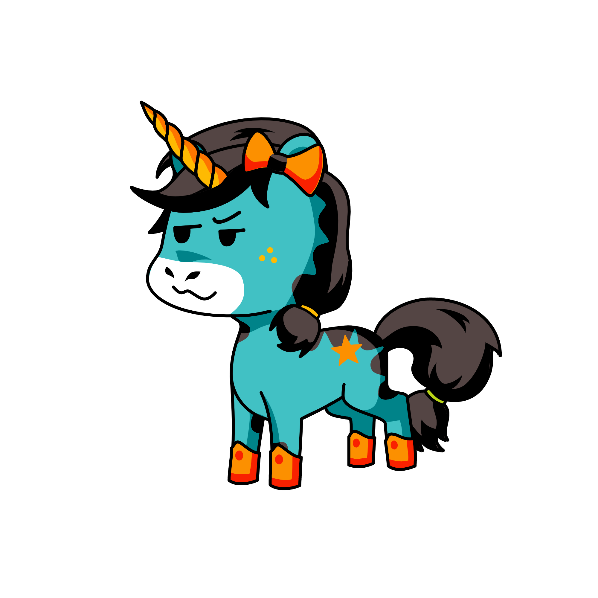 Coolicorn, the unicorn