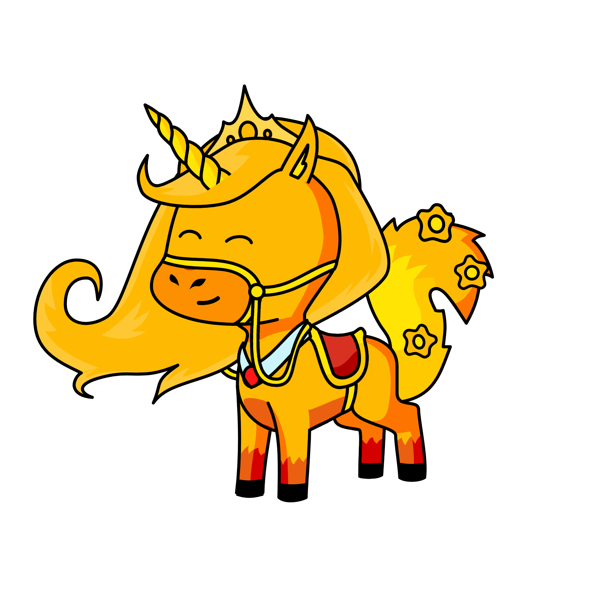 Sunset Simmer , the unicorn