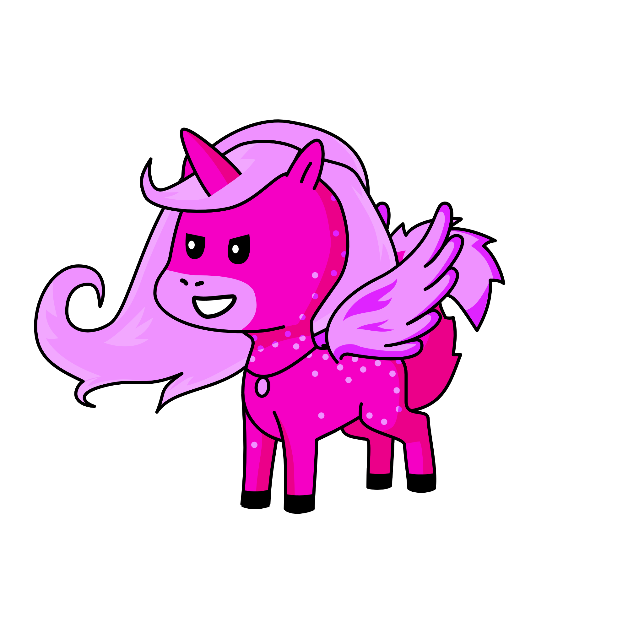 Pinkdeath, the unicorn