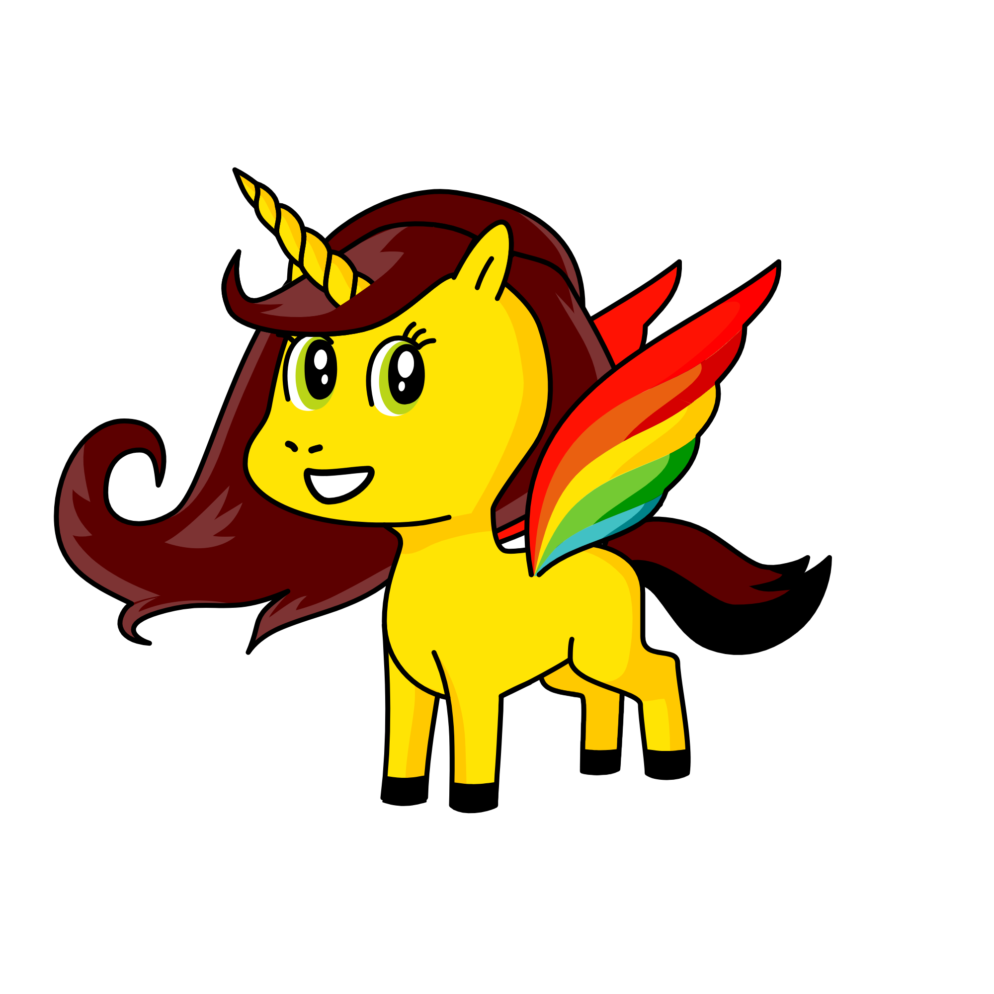 Biyori, the unicorn