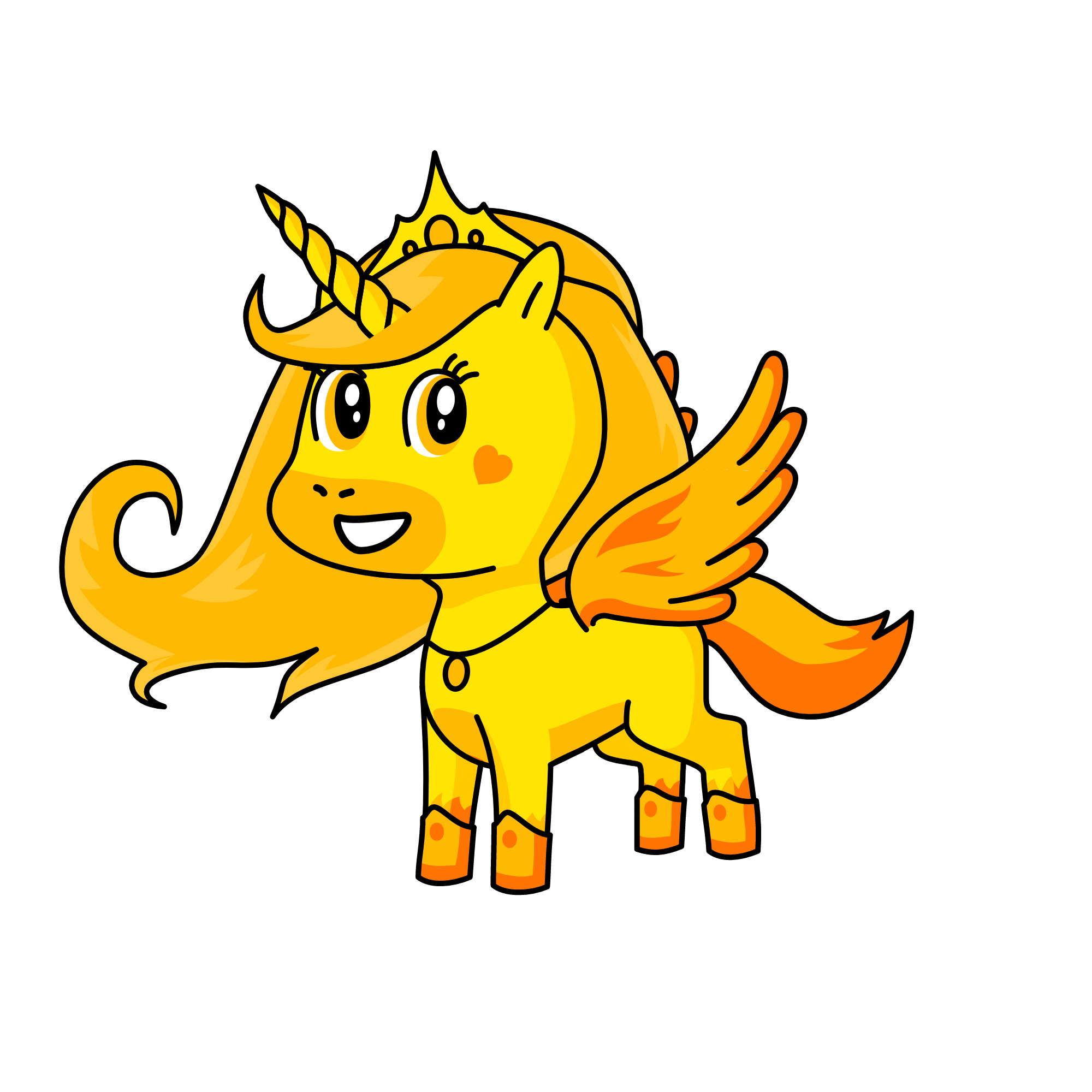 Sunny, the unicorn
