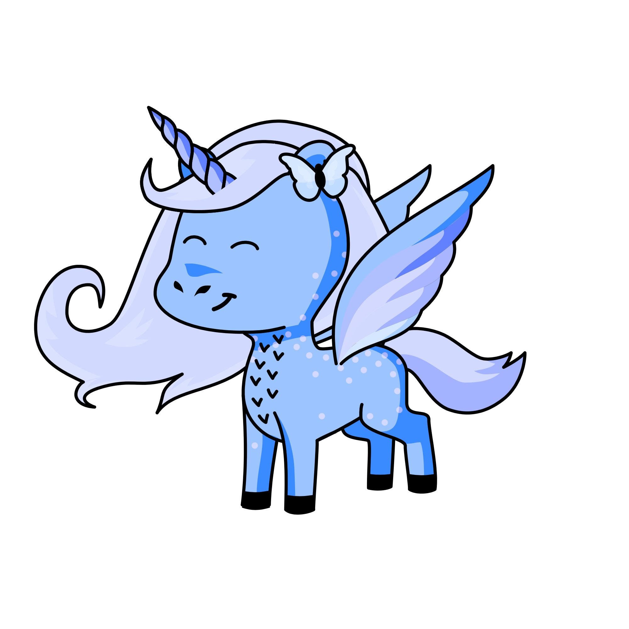 Periwinkle , the unicorn