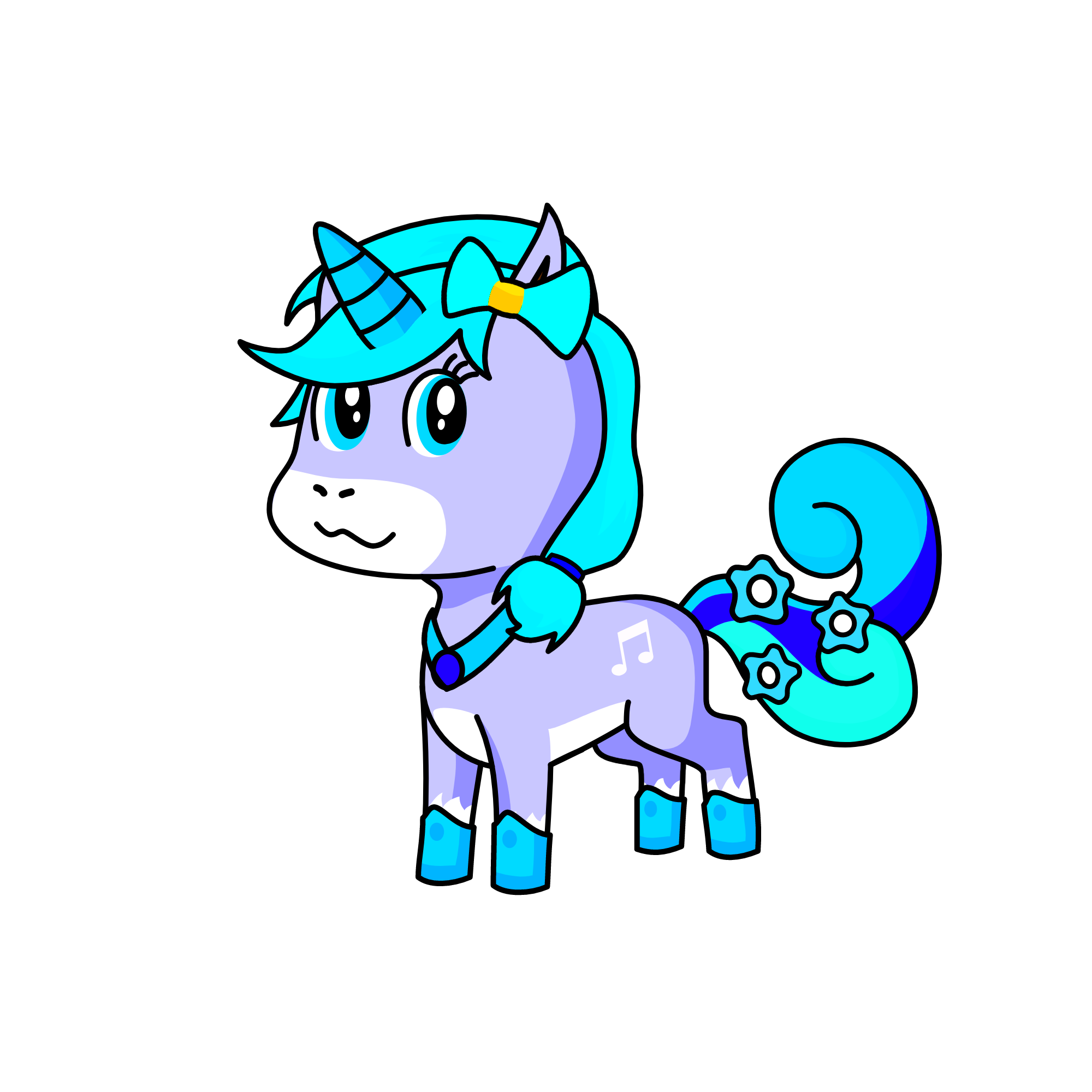 Icy, the unicorn