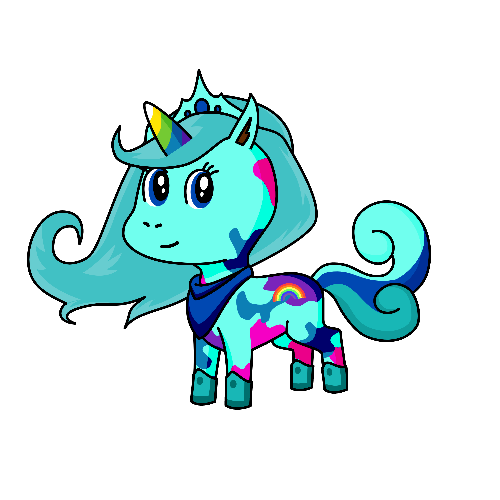lavender, the unicorn