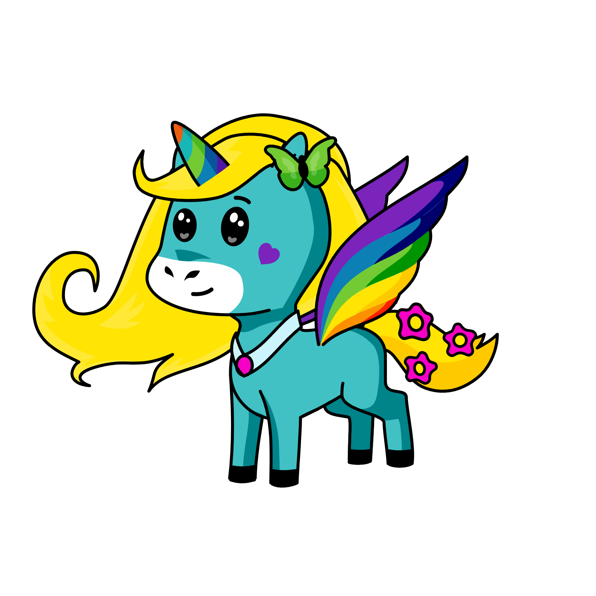 queen unicorn, the unicorn