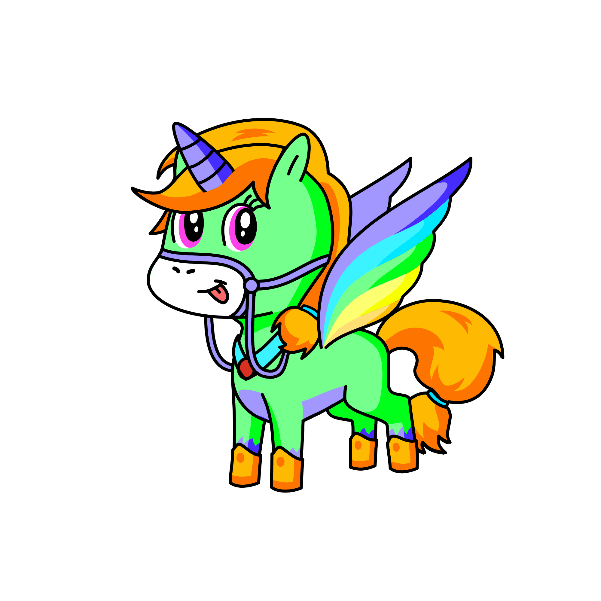 Crystal, the unicorn