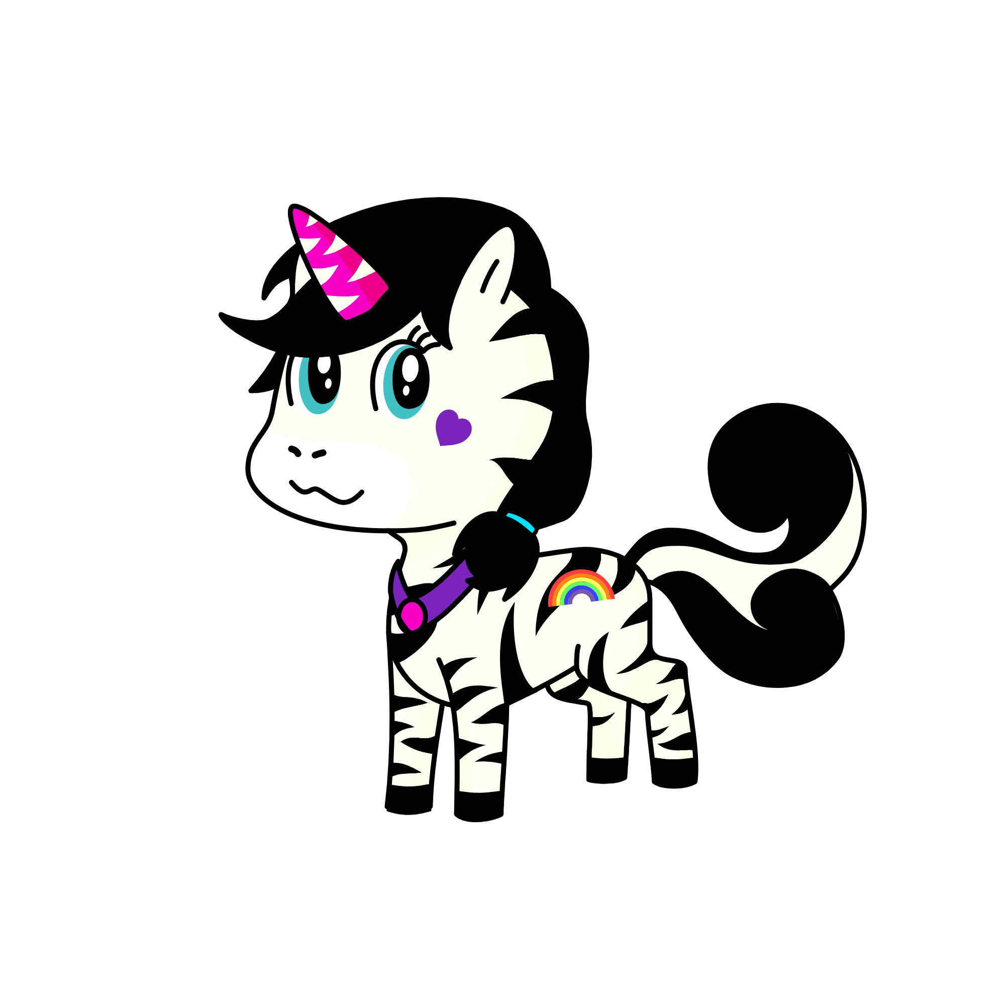 Zebra, the unicorn
