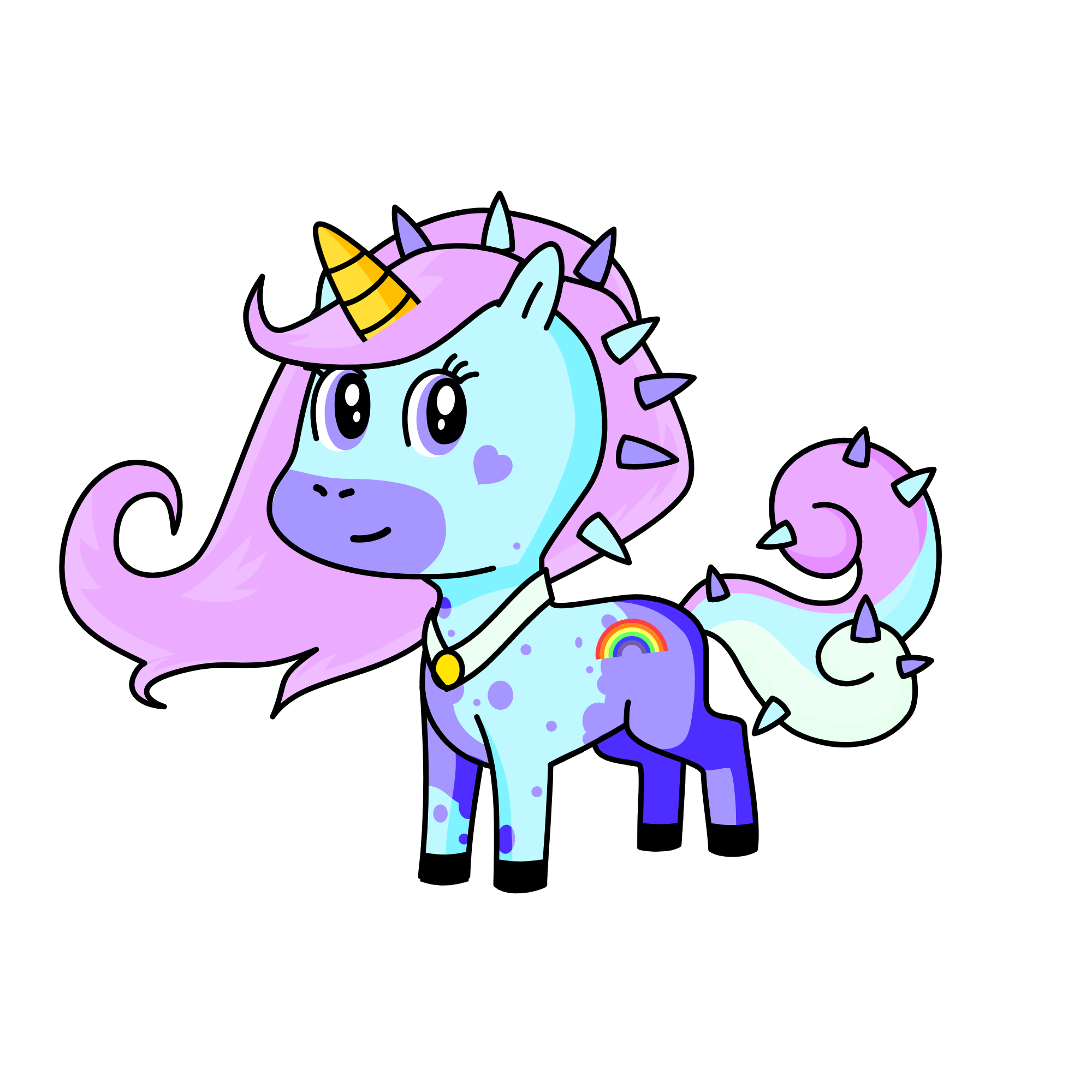 Lilac, the unicorn
