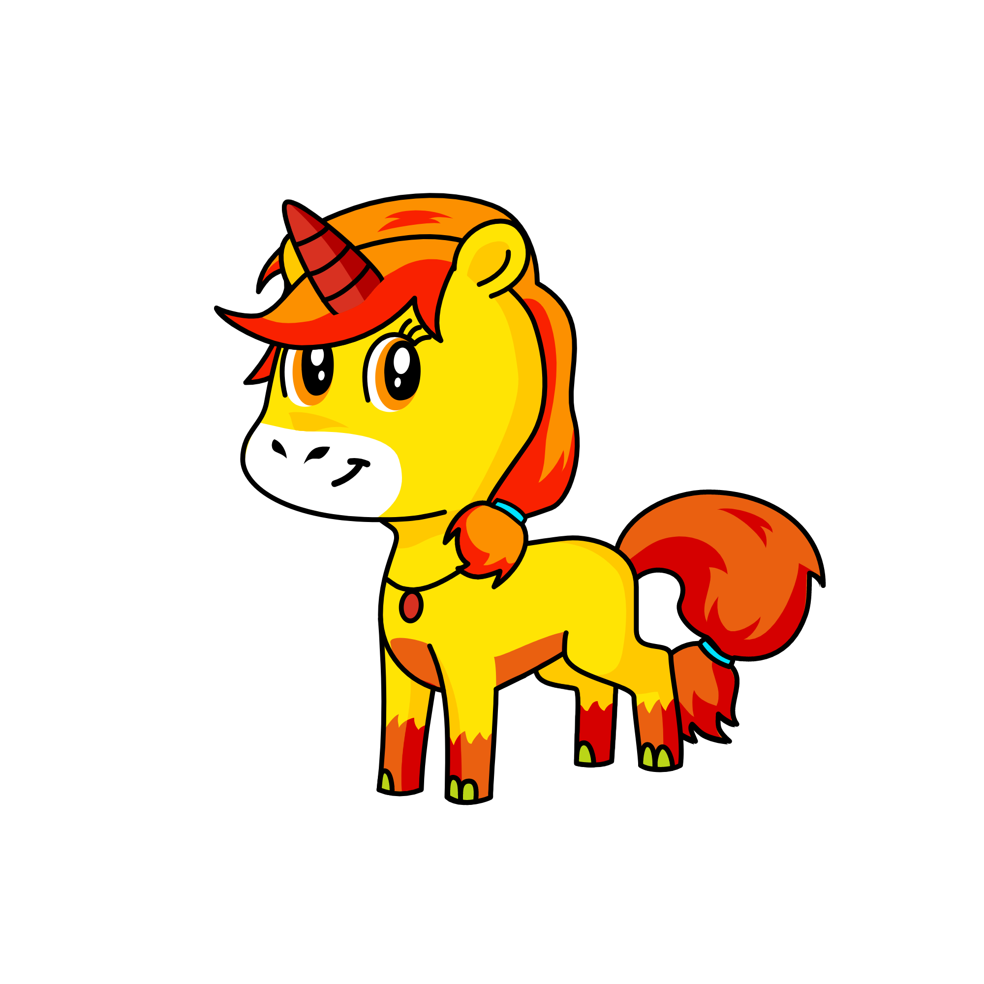 Shady, the unicorn