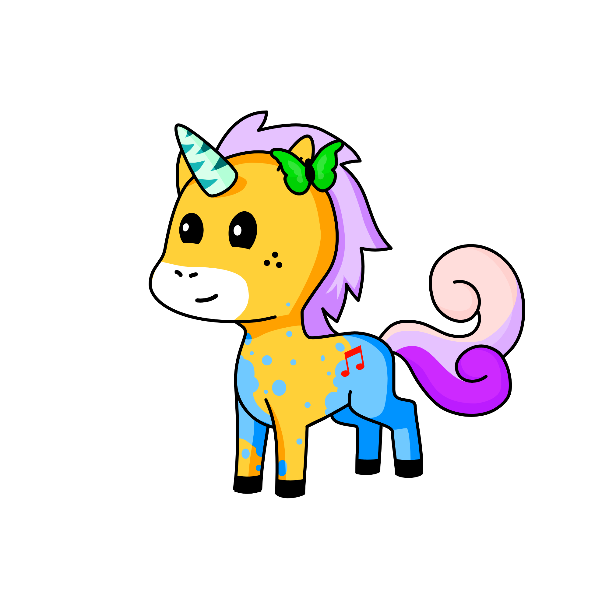 Sunny, the unicorn
