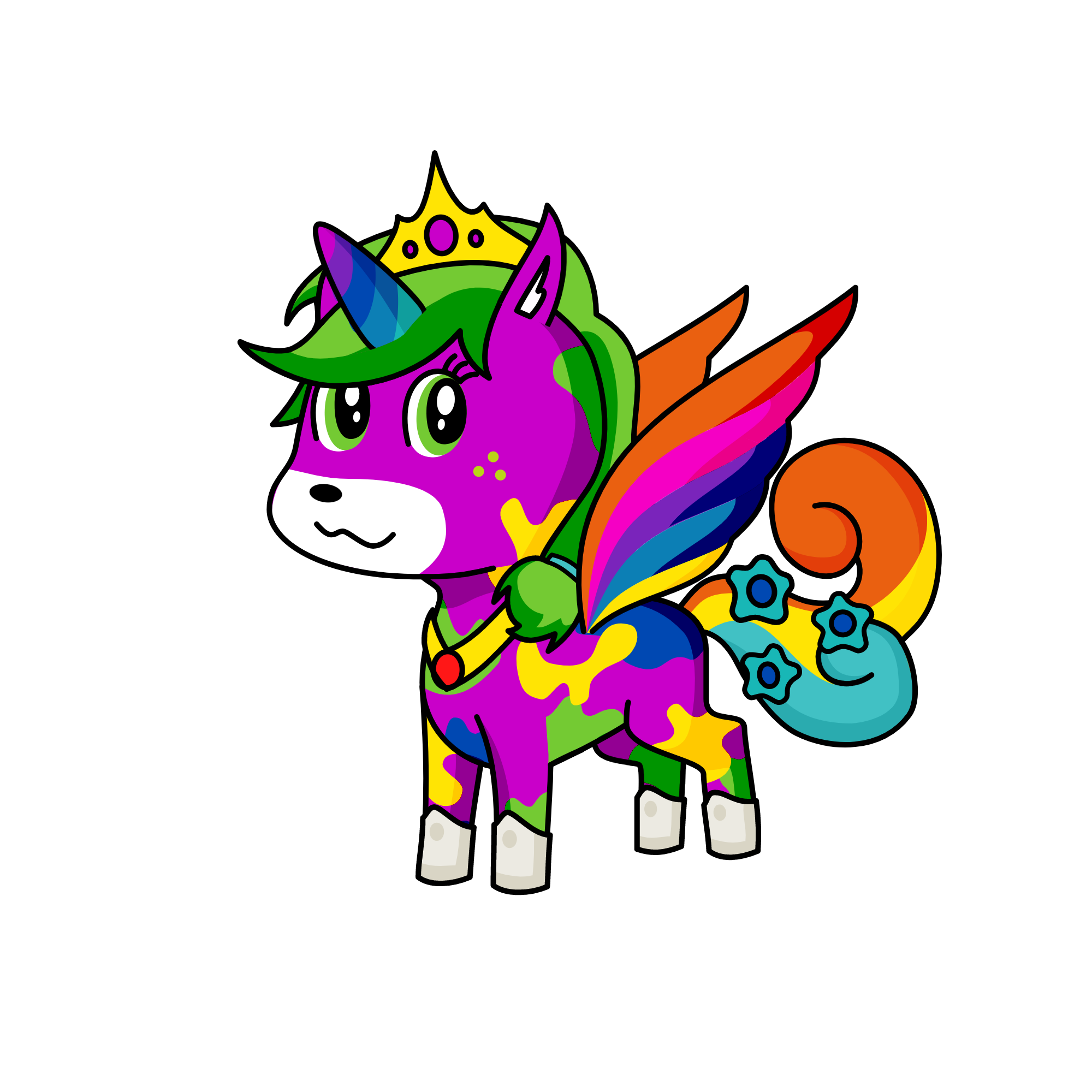 nila. princesa arcoiris o milagre, the unicorn