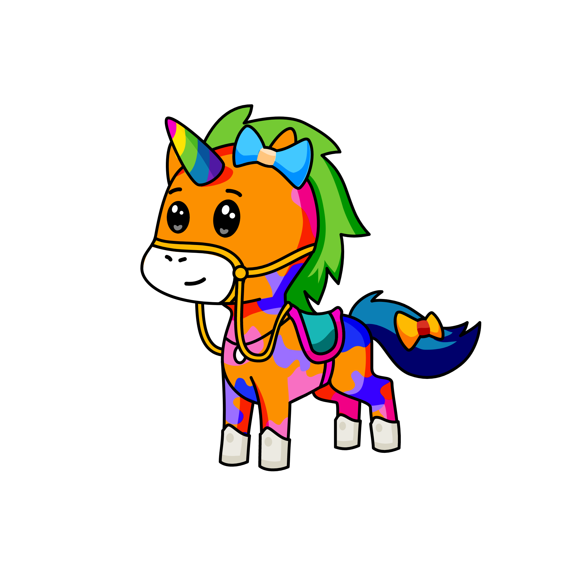 /[;;/, the unicorn