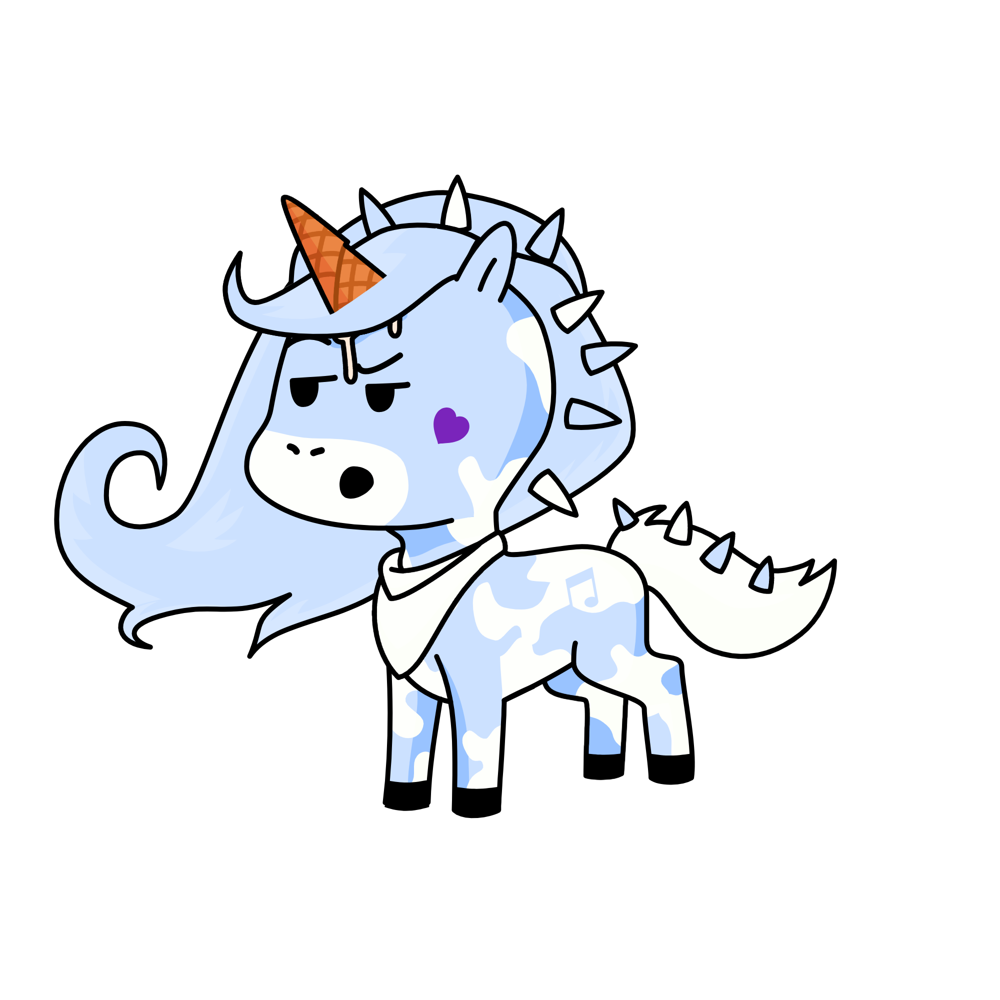 Incolite, the unicorn
