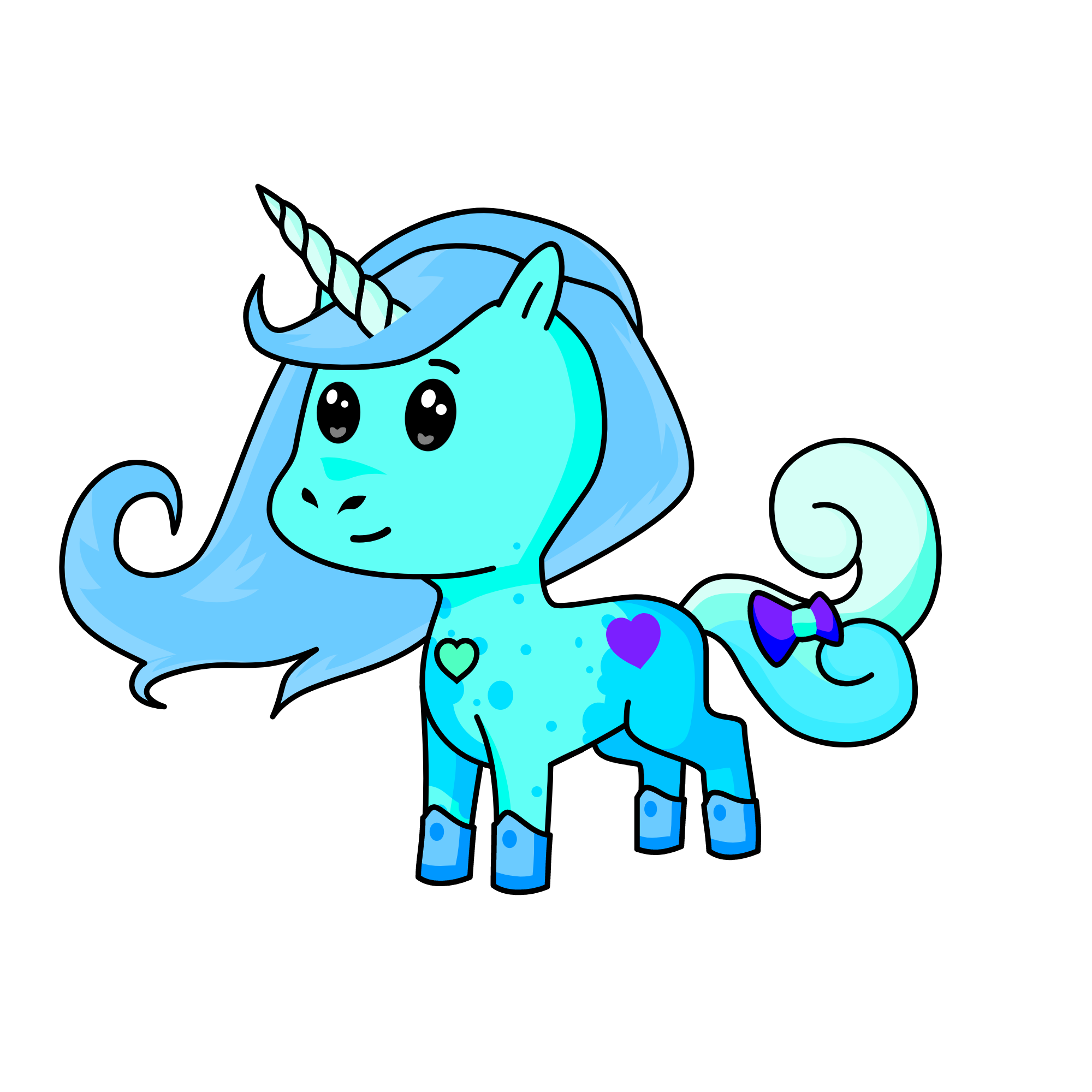 tealy, the unicorn