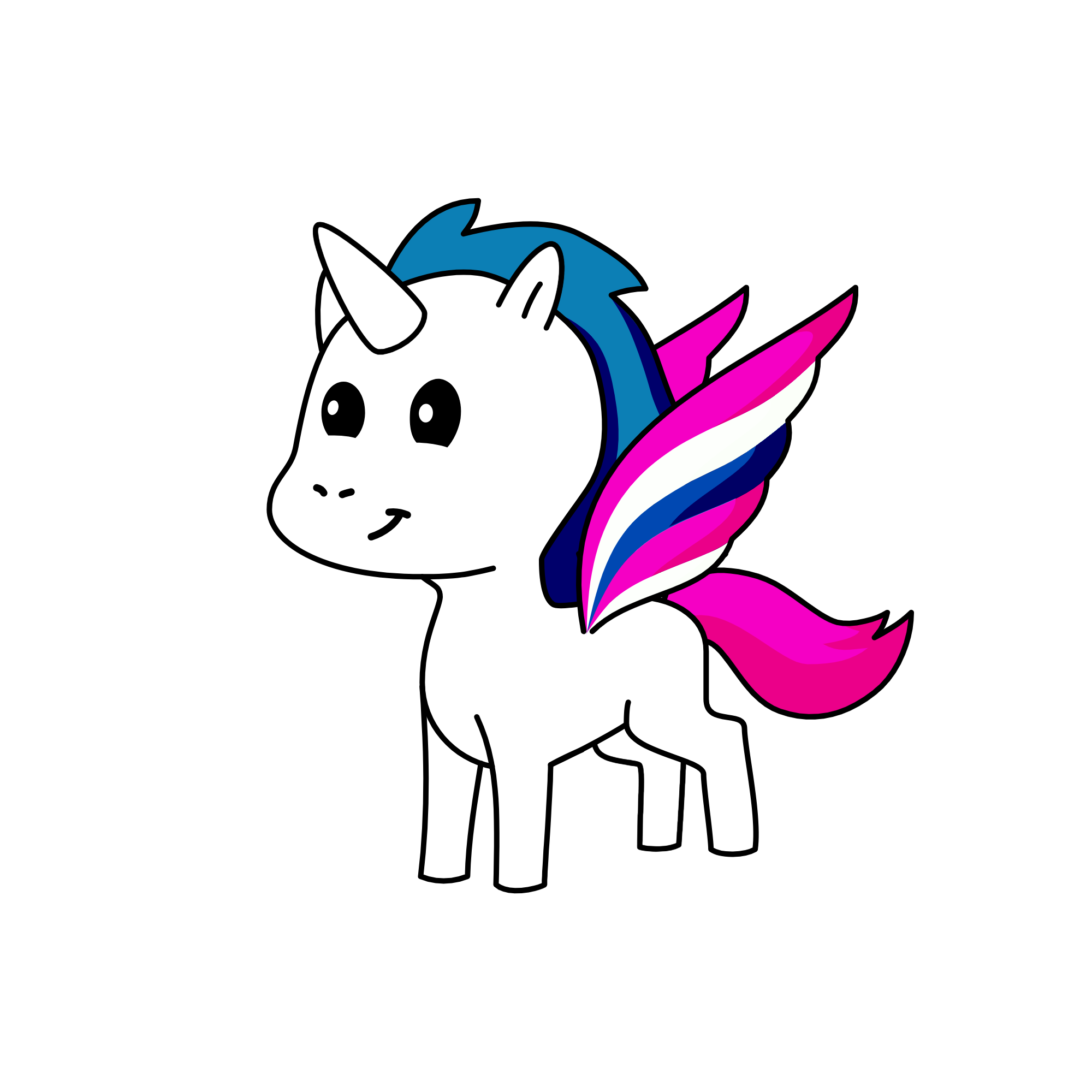 Zipp, the unicorn
