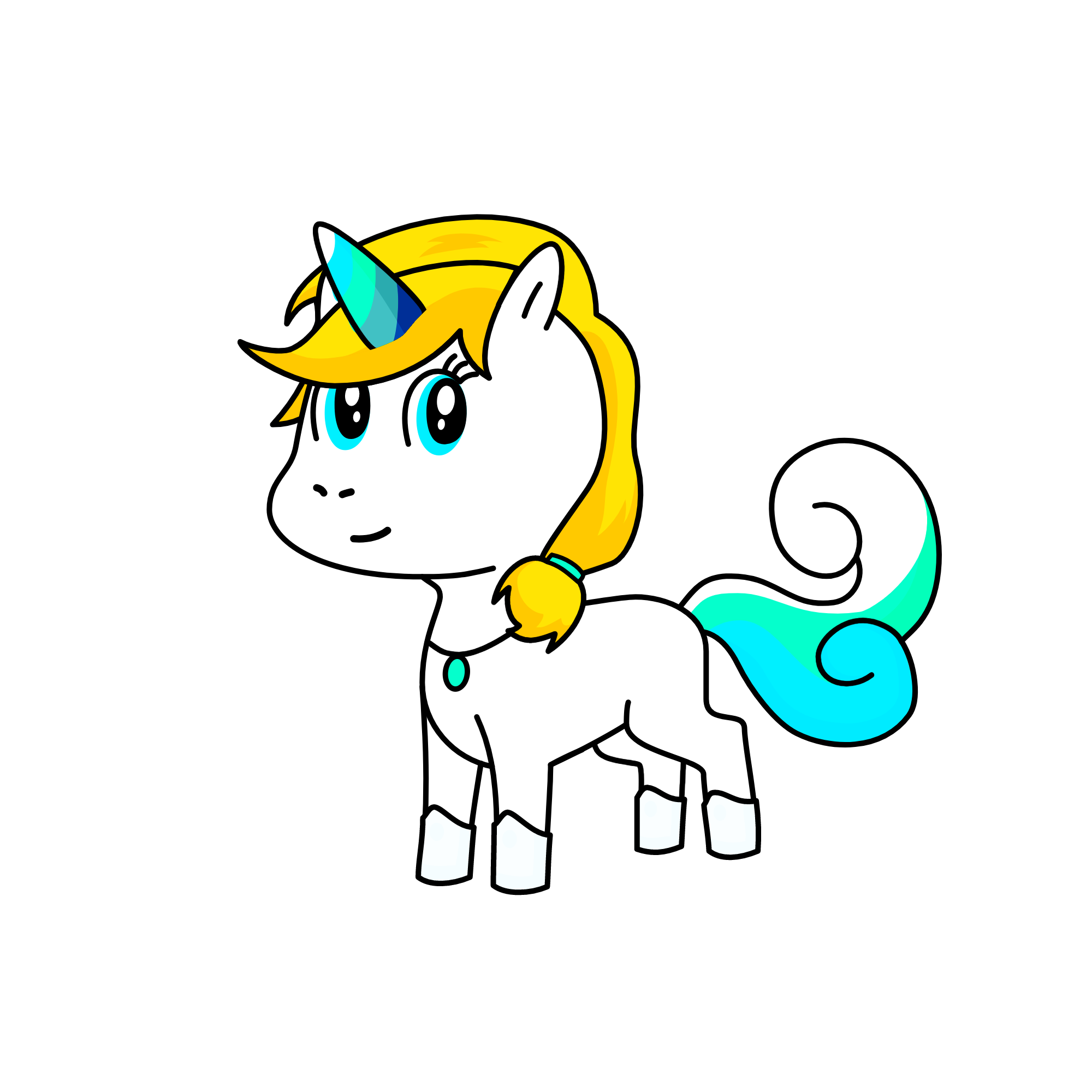winter gril, the unicorn