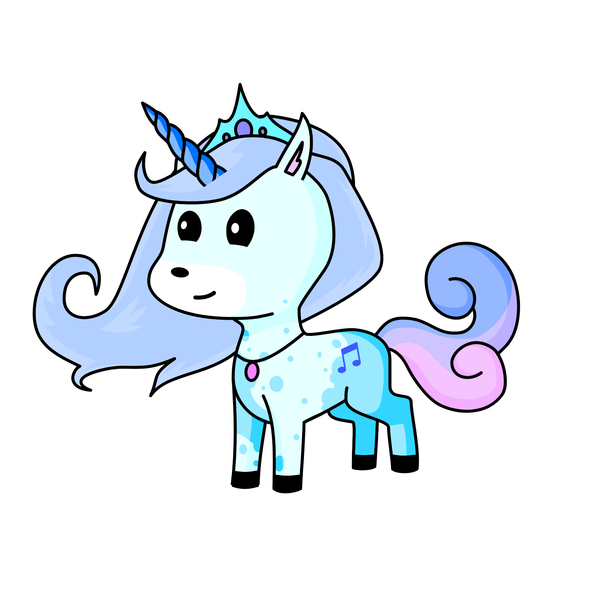 Snowy, the unicorn