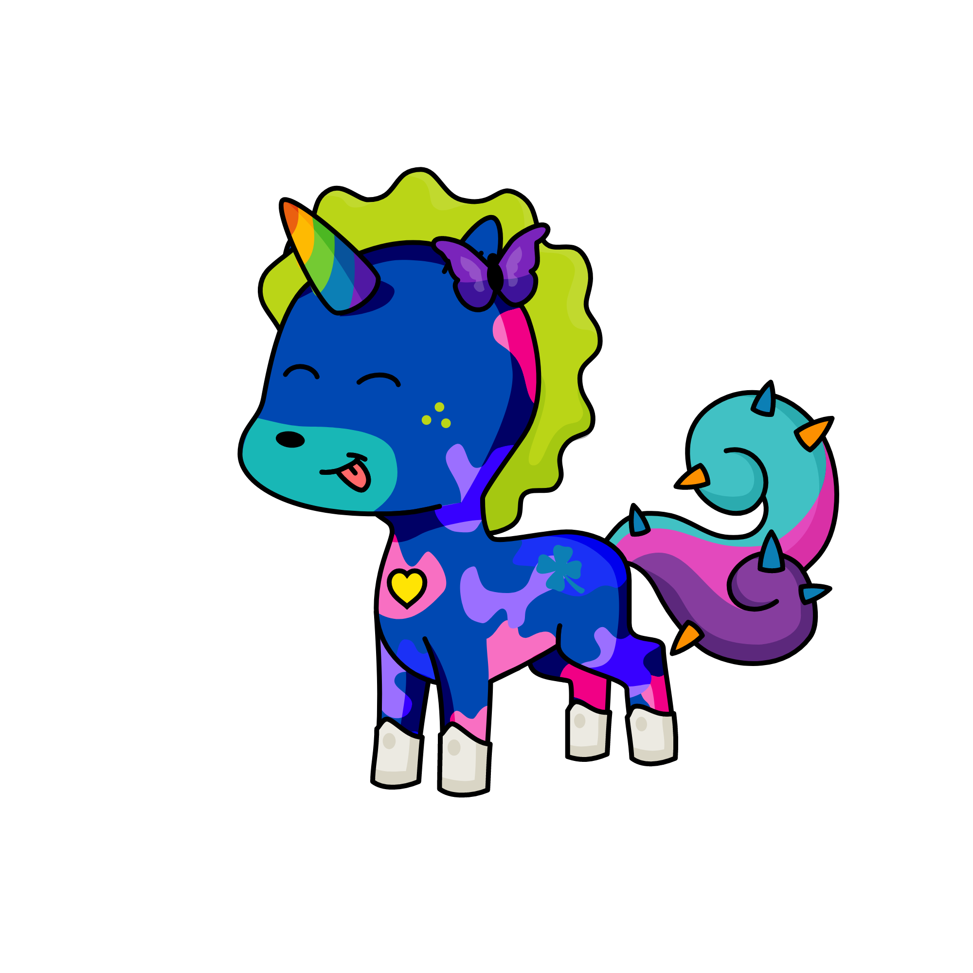 Erythia, the unicorn