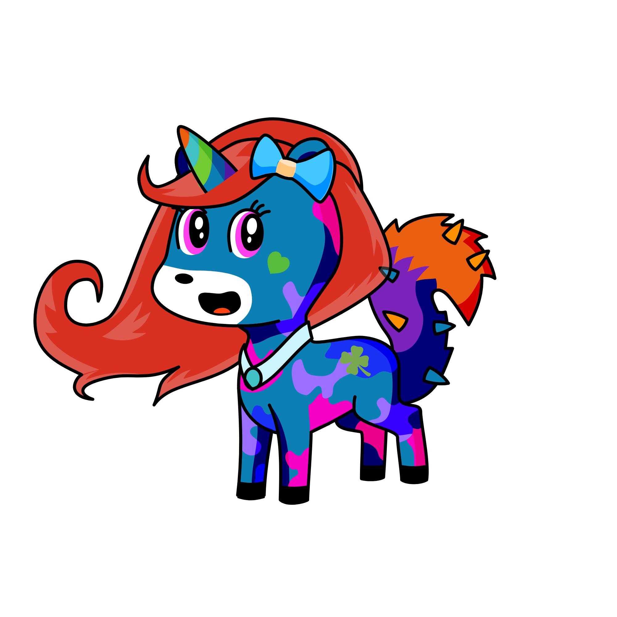 Clay, the unicorn